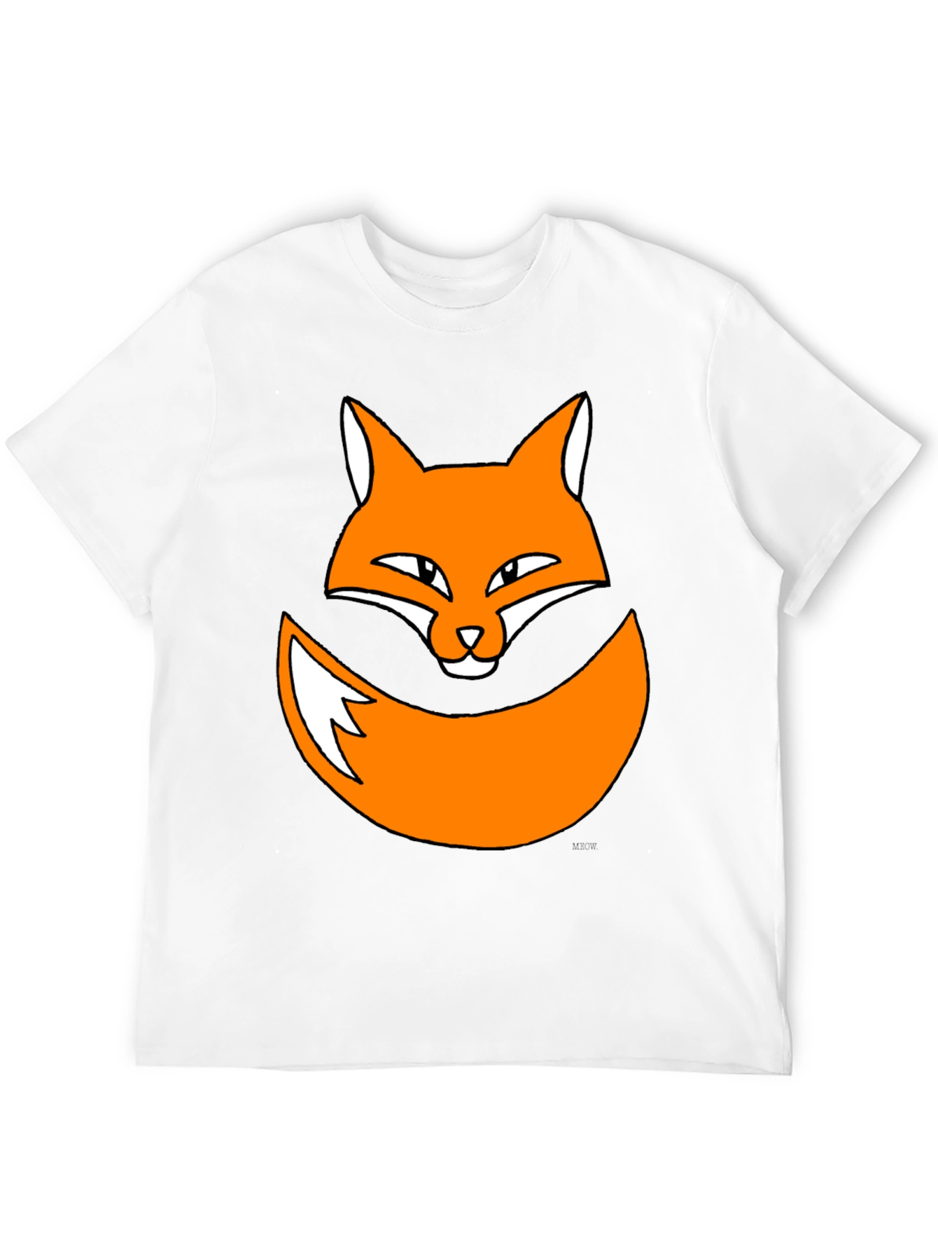 Black Fox Graphic Print T-Shirt - Trendy & Fun view 12