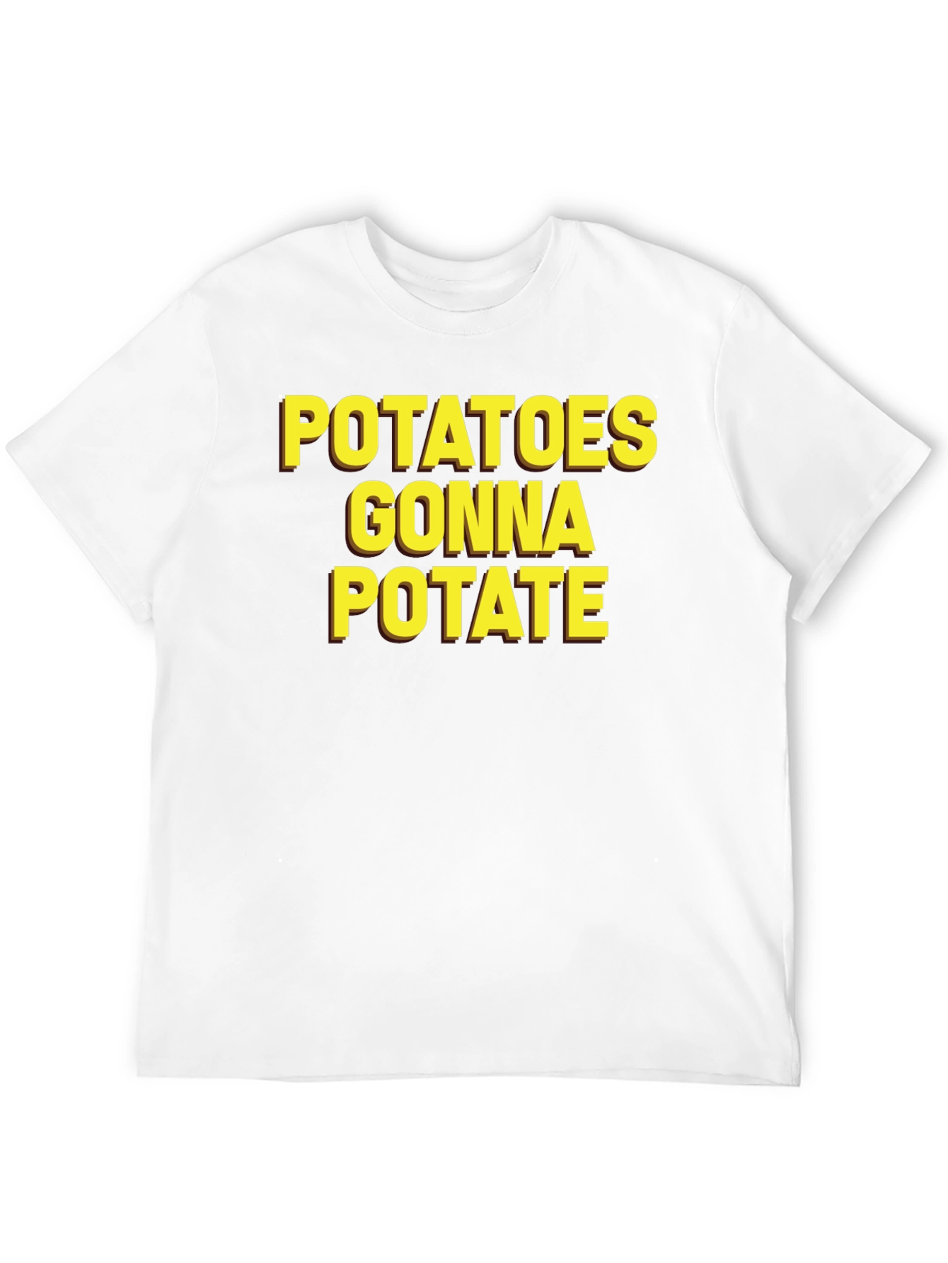 Black Potatoes Gonna Potate Black T-Shirt view 12