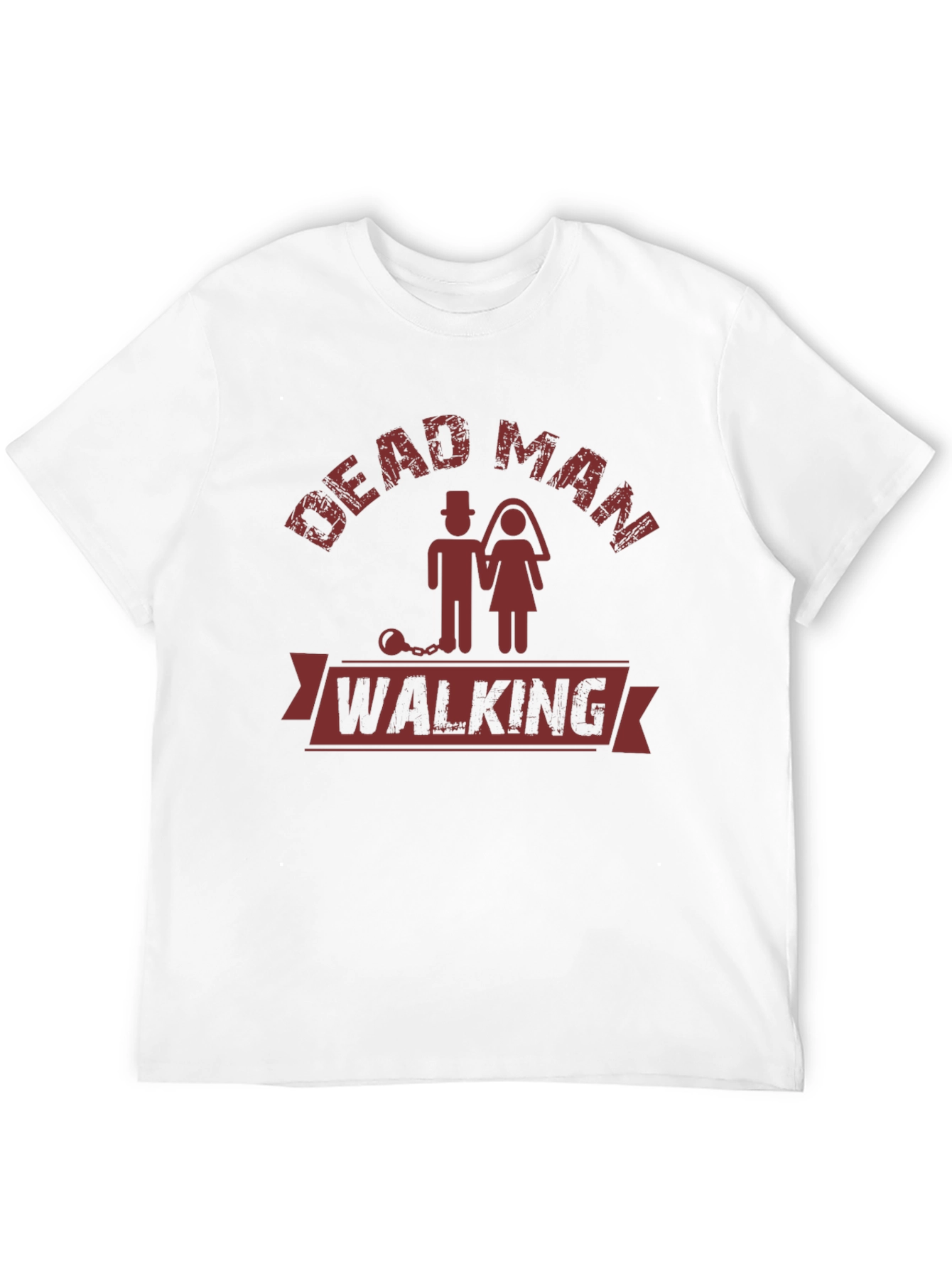 Black Dead Man Walking Graphic T-Shirt view 12