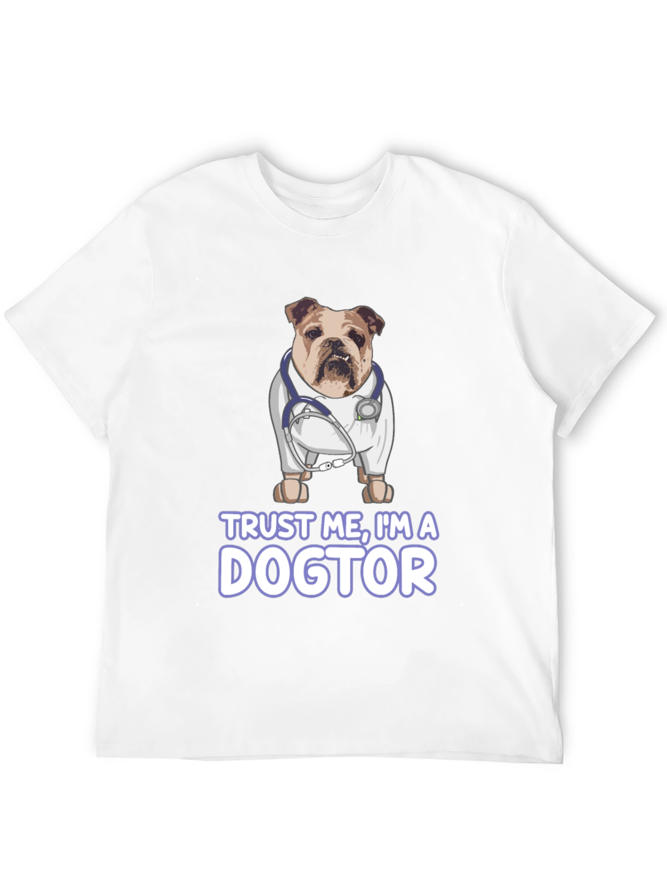 Black Dogtor T-Shirt - Bulldog Doctor Tee view 12