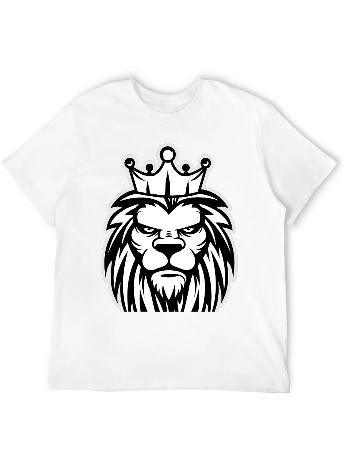 Black Lion King Graphic T-Shirt - Black view 12