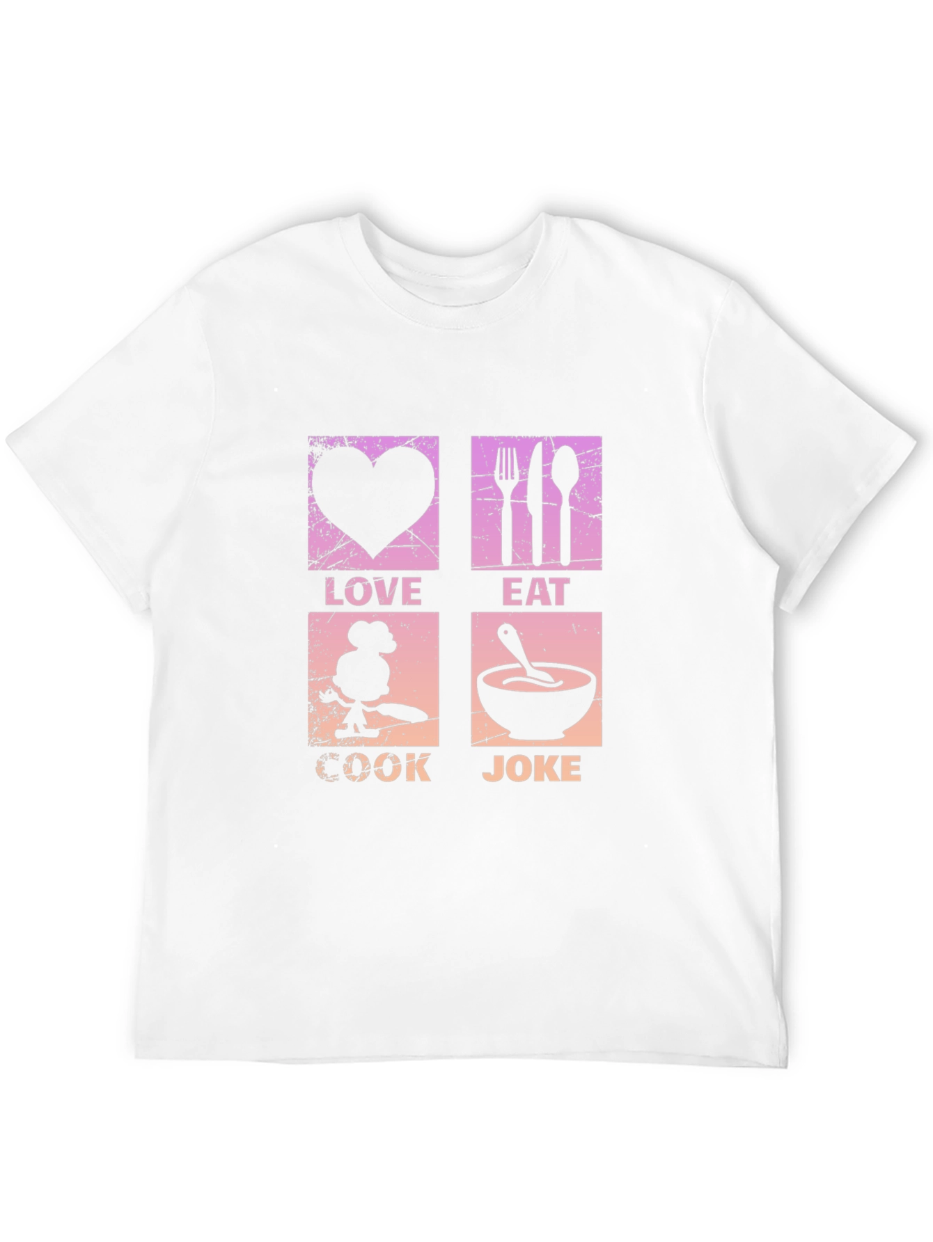 Black Love Eat Cook Joke T-Shirt view 12