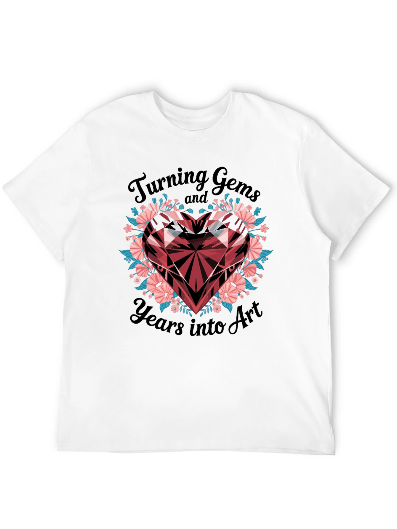Black Turning Gems Into Art T-Shirt view 12