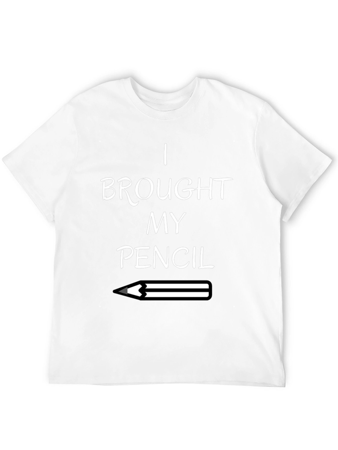 Black I Brought My Pencil Graphic T-Shirt view 12