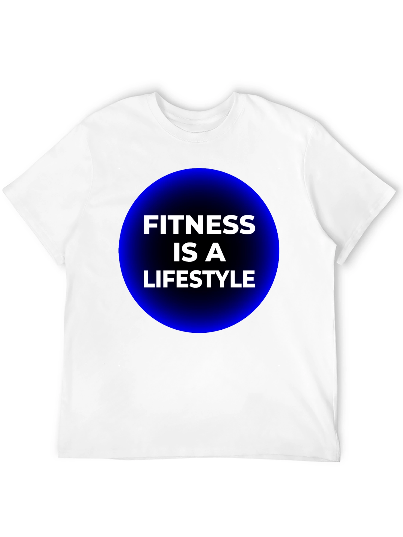 Black Fitness is a Lifestyle Black Graphic Tee view 12