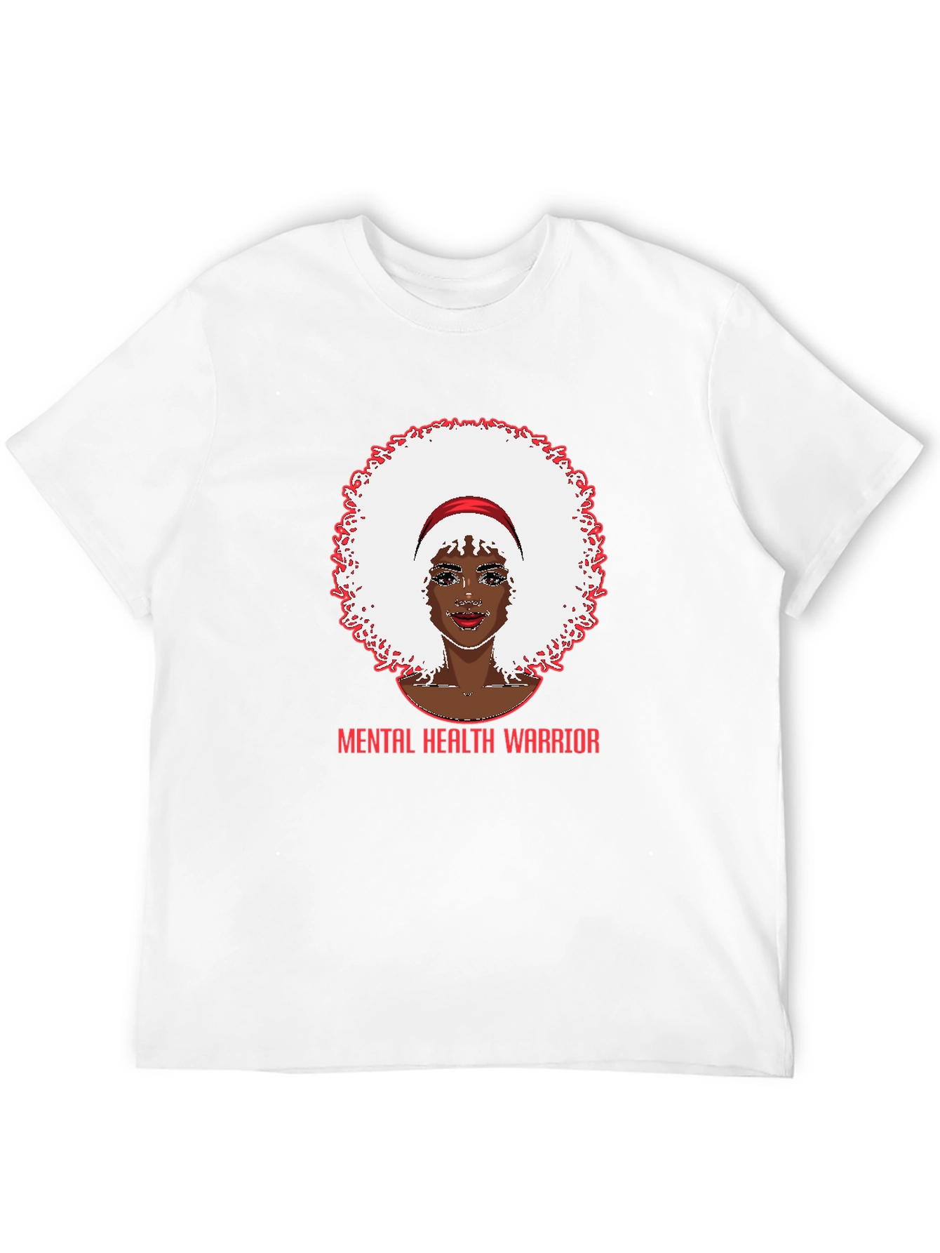 Black Mental Health Warrior T-Shirt - Unisex view 12