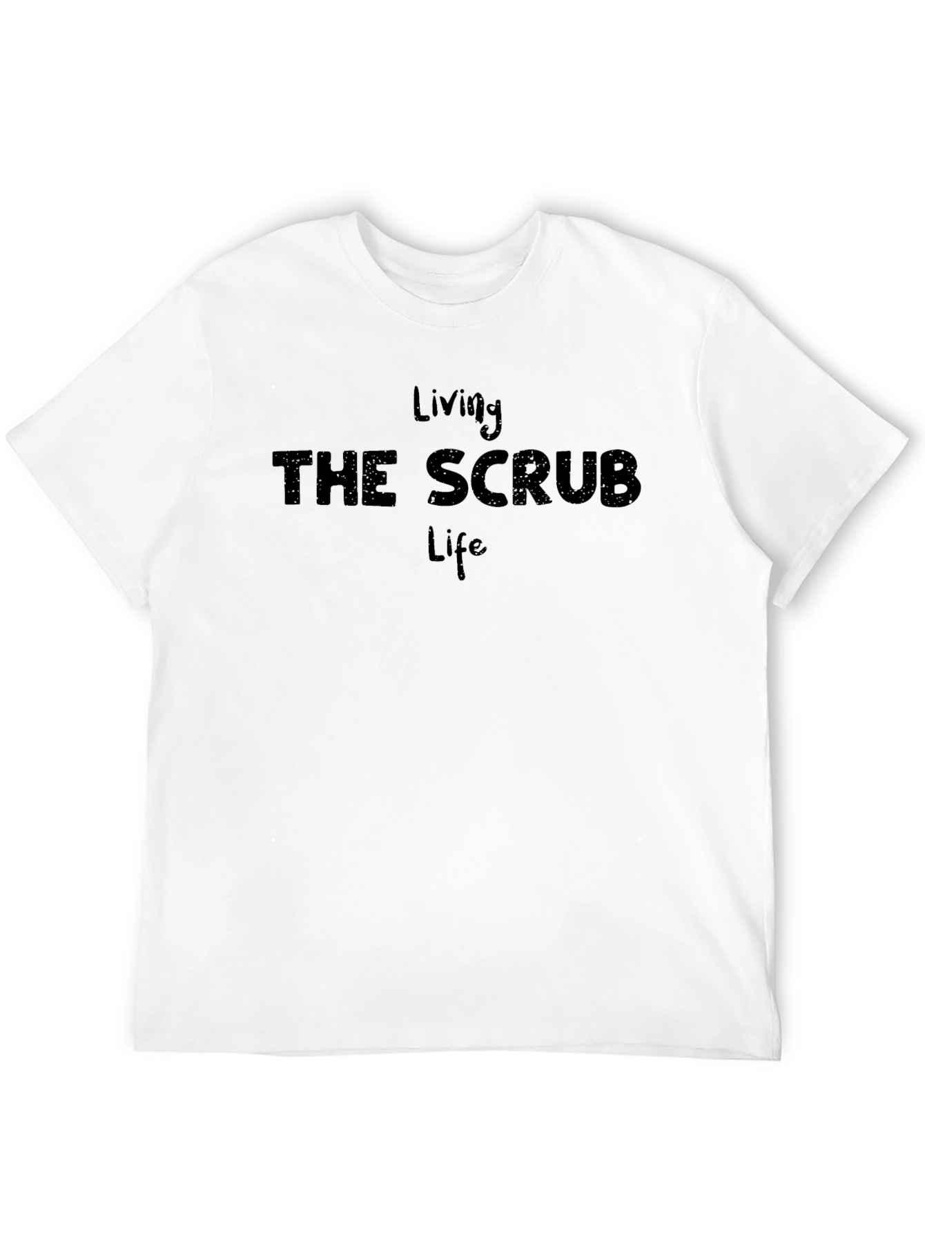 Black Living The Scrub Life T-Shirt view 12