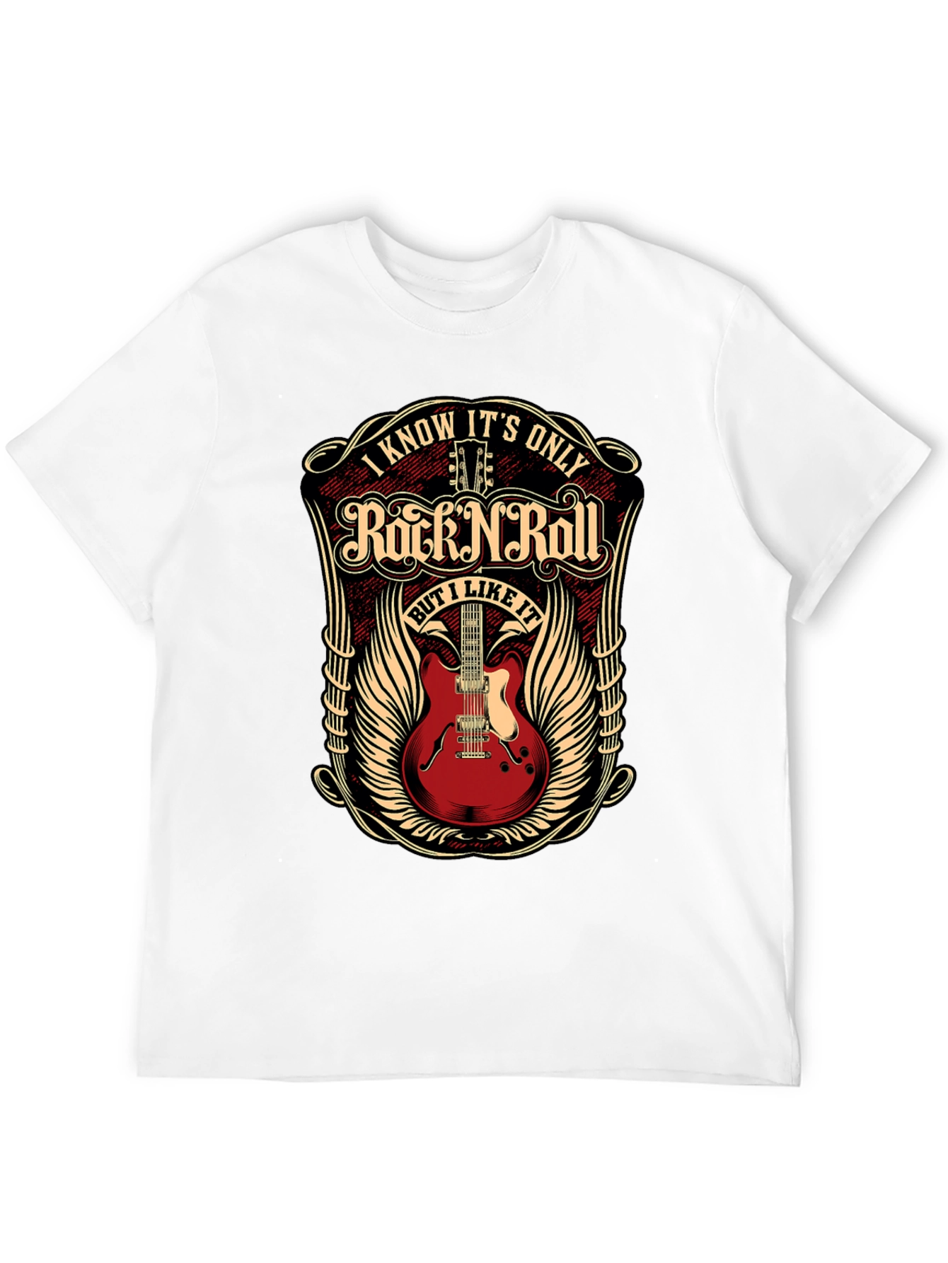 Black Rock N Roll Graphic T-Shirt - Music Lover Tee view 12