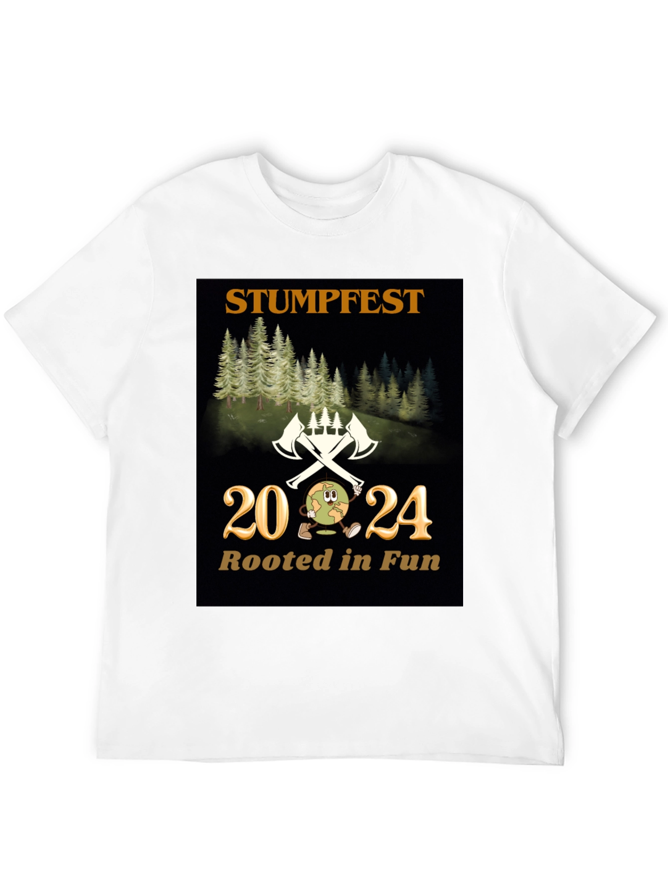 Black Stumpfest 2024 T-Shirt - Rooted in Fun! view 12