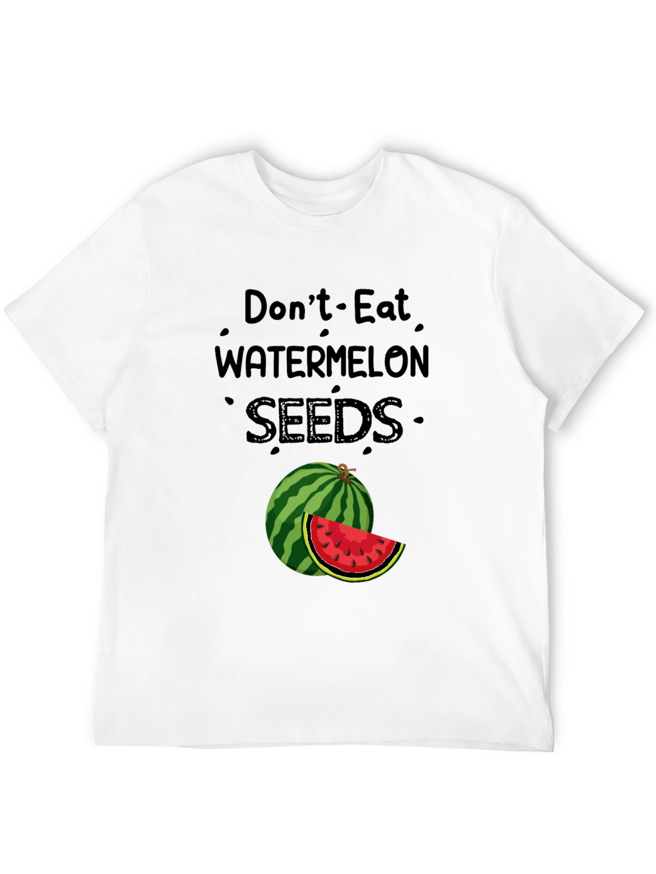 Black Don't Eat Watermelon Seeds T-Shirt view 12
