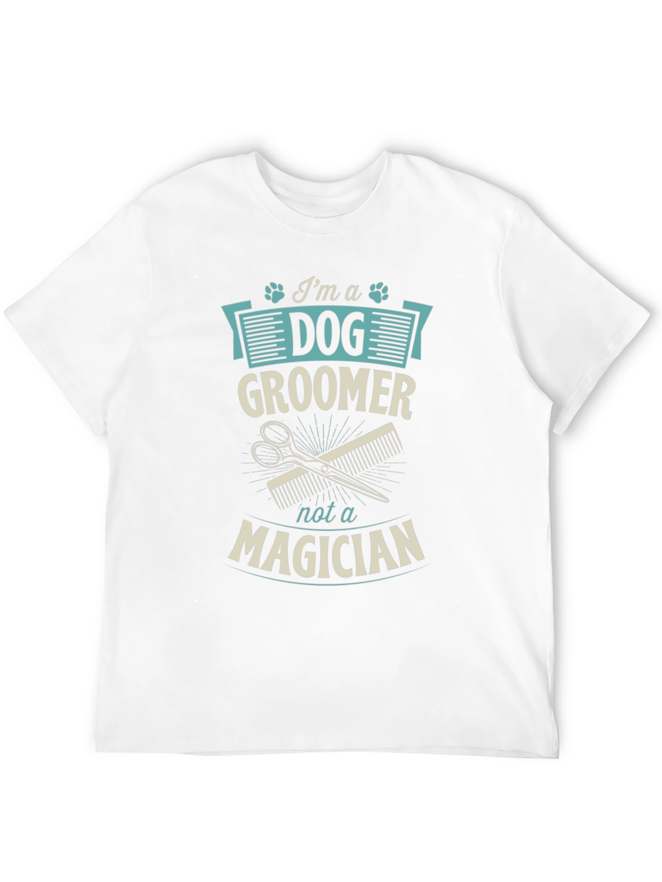 Black Dog Groomer T-Shirt - Funny Pet Grooming Apparel view 12