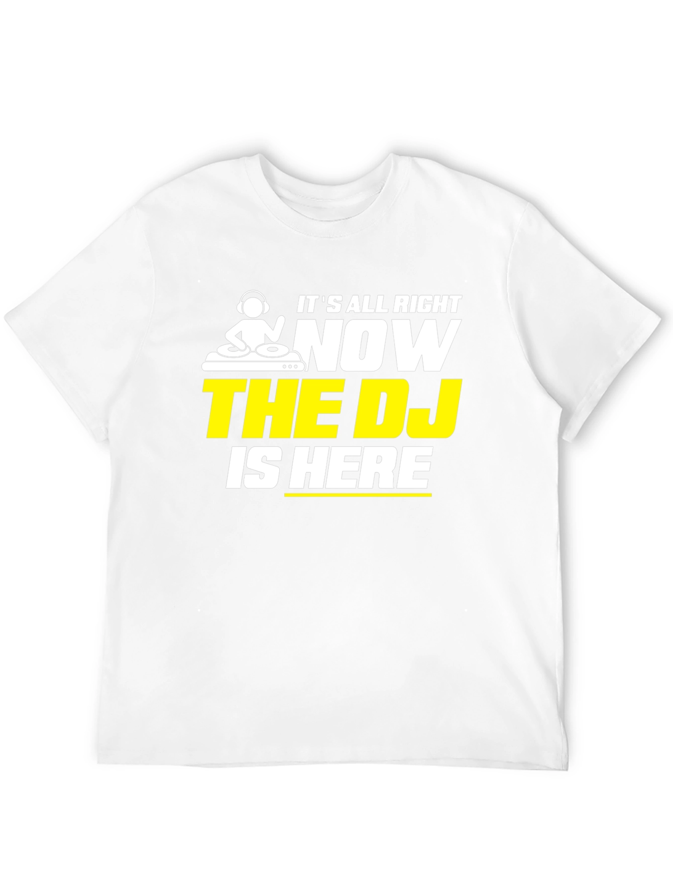 Black DJ Is Here T-Shirt - Music Lover Tee view 12