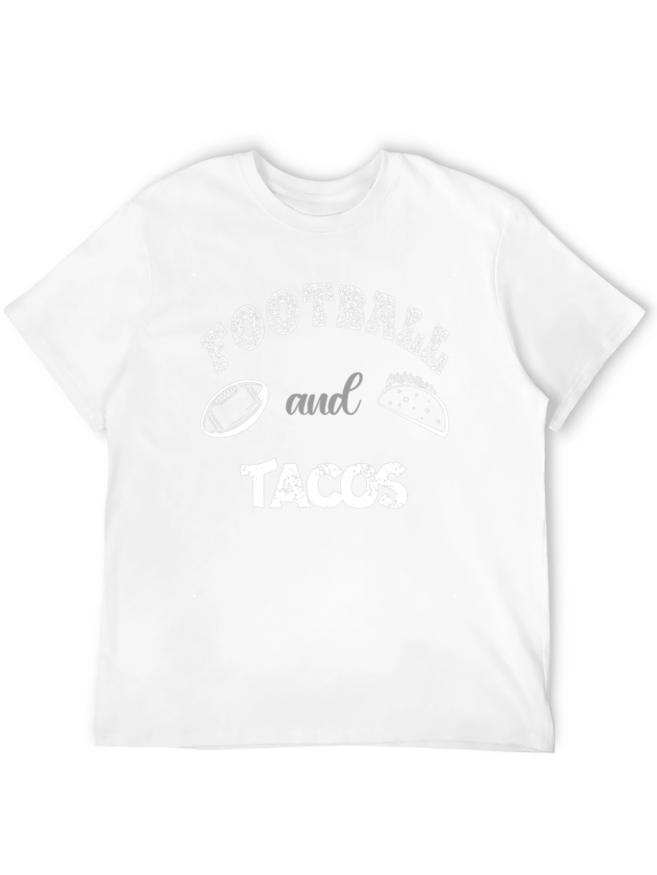 Black Football and Tacos Graphic Tee view 12