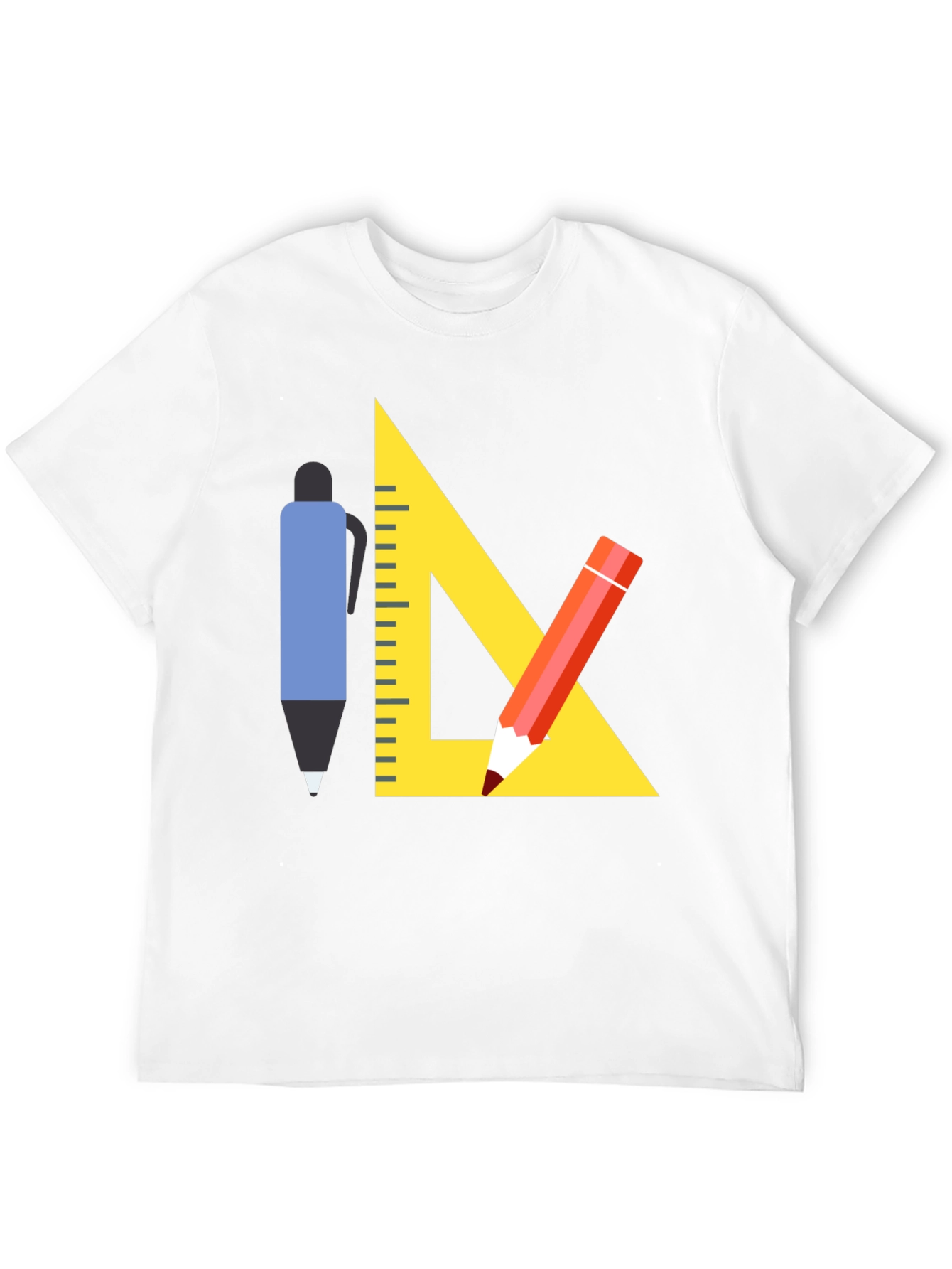 Black Architect T-Shirt - Drafting Tools Graphic Tee view 12
