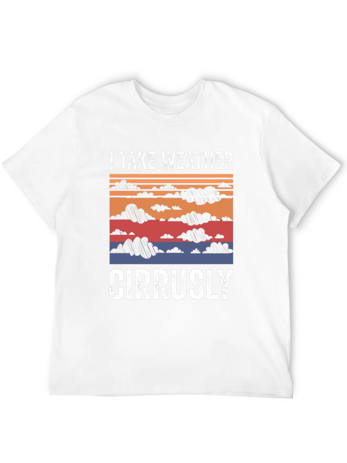 Black Weather Pun T-Shirt - Cirrusly Funny Tee view 12