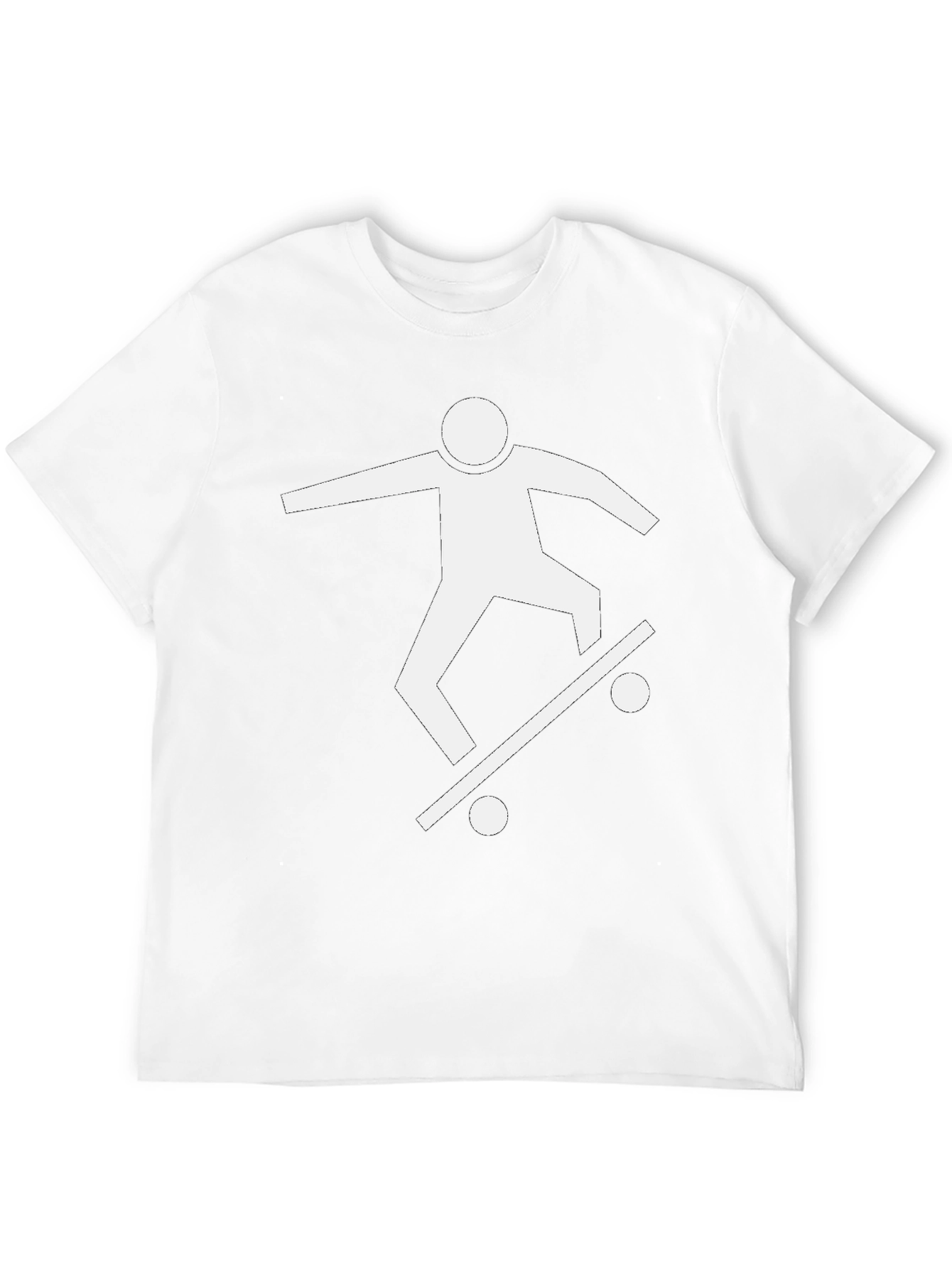 Black Skateboarder Graphic Tee - Black view 12