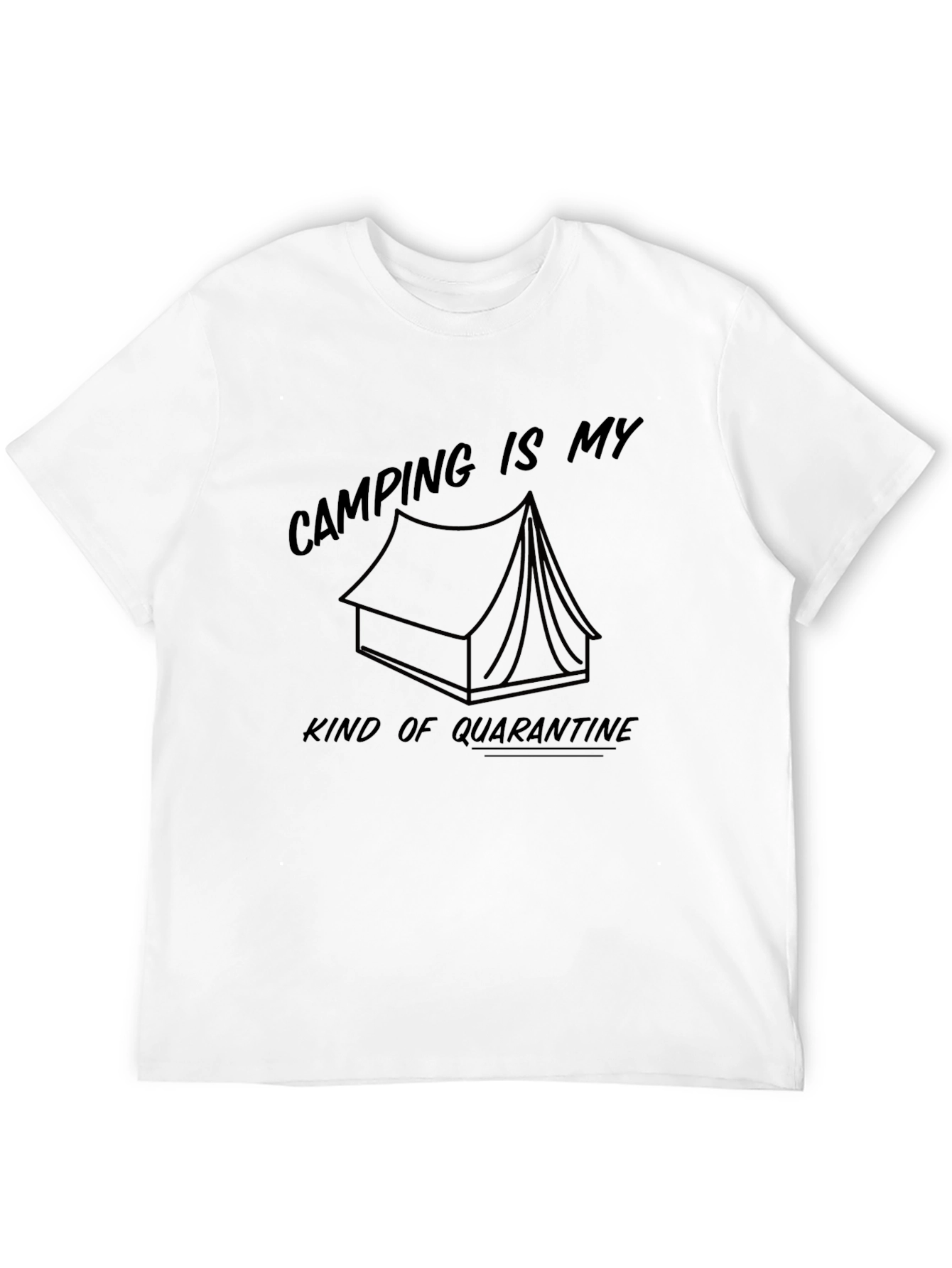 Black Camping is My Kind of Quarantine T-Shirt view 12