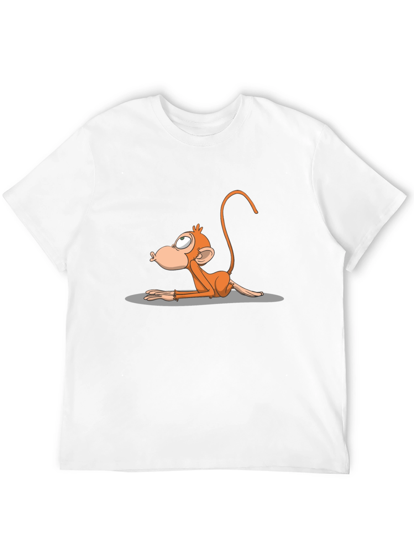 Black Monkey Yoga Pose Graphic T-Shirt view 12