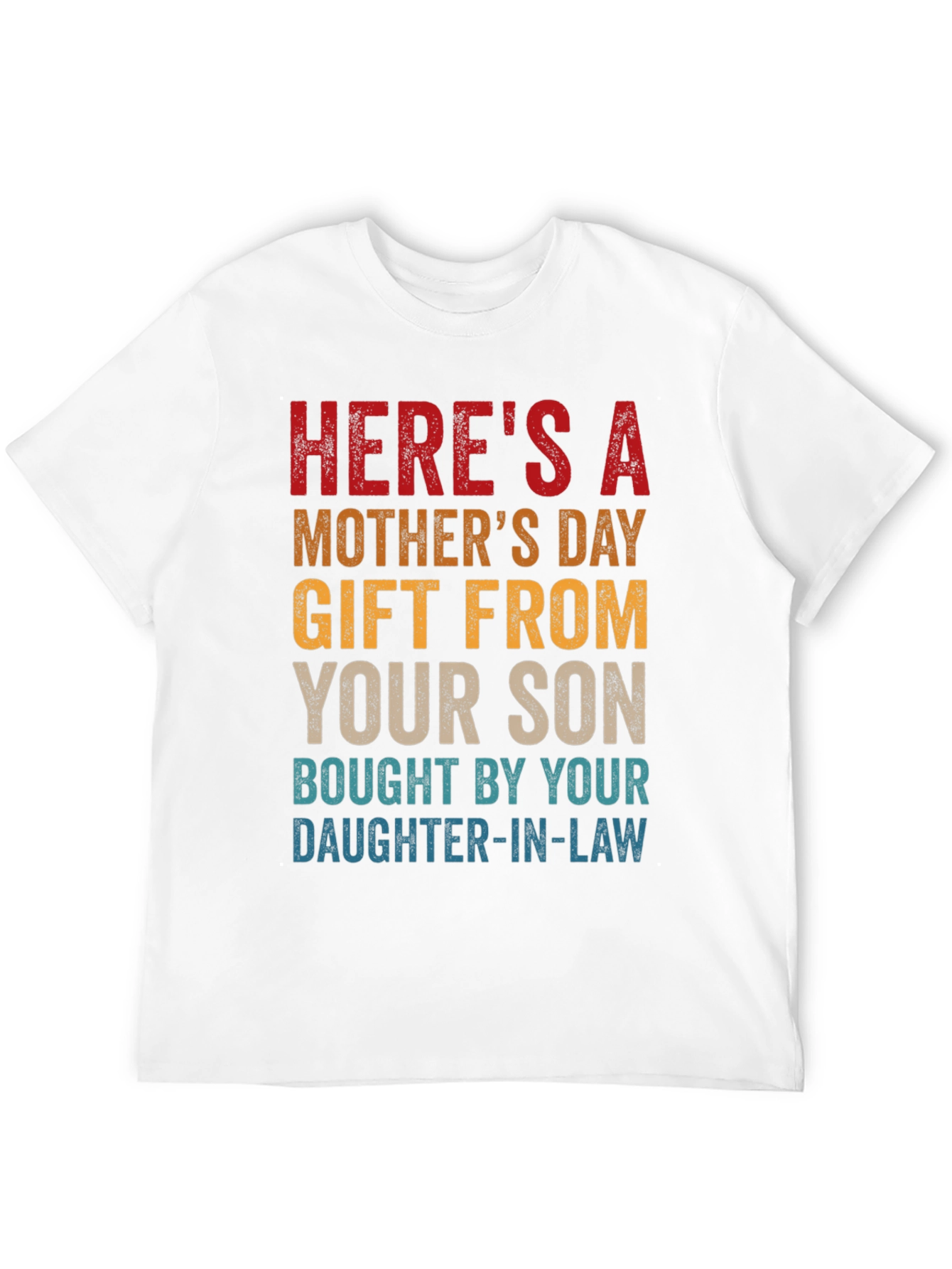 Black Humorous "Gift From Son" Mother's Day T-Shirt view 12
