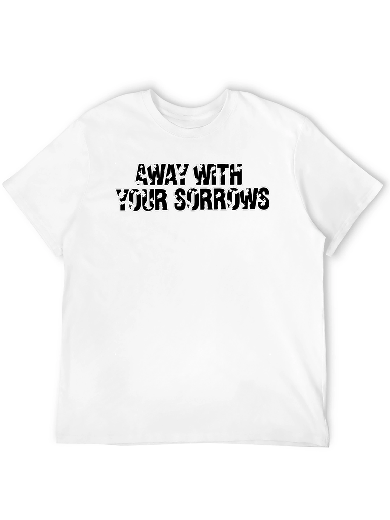 Black Away With Your Sorrows Graphic Tee view 12