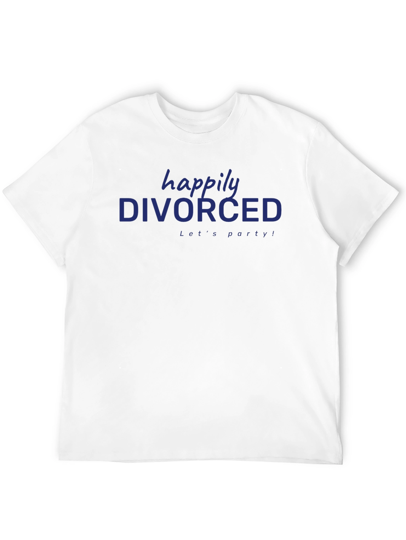 Black Happily Divorced T-Shirt - Let's Party! view 12