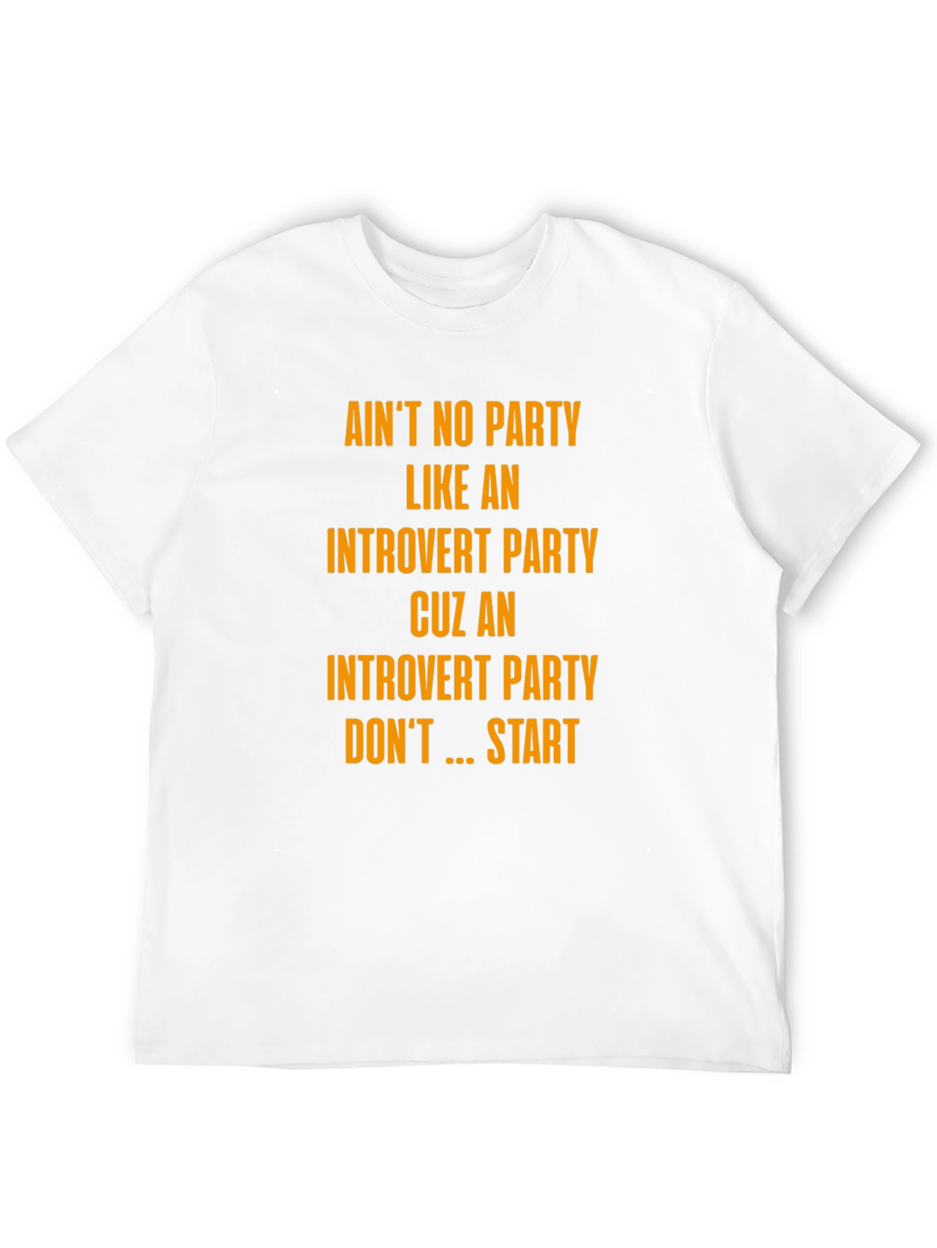 Black Introvert Party T-Shirt - Funny Slogan Tee view 12