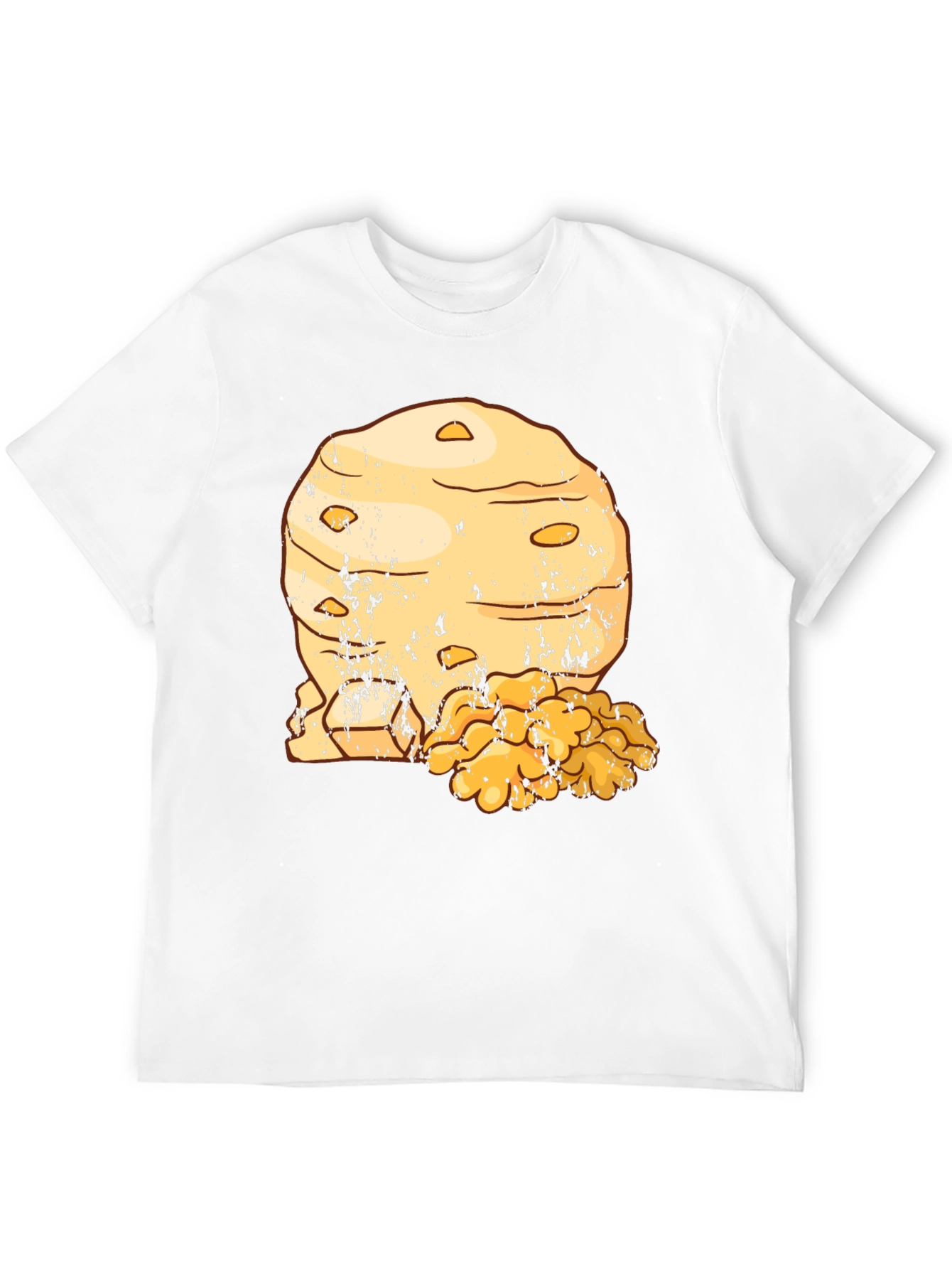 Black Mushroom Graphic Tee - Black Cotton view 12