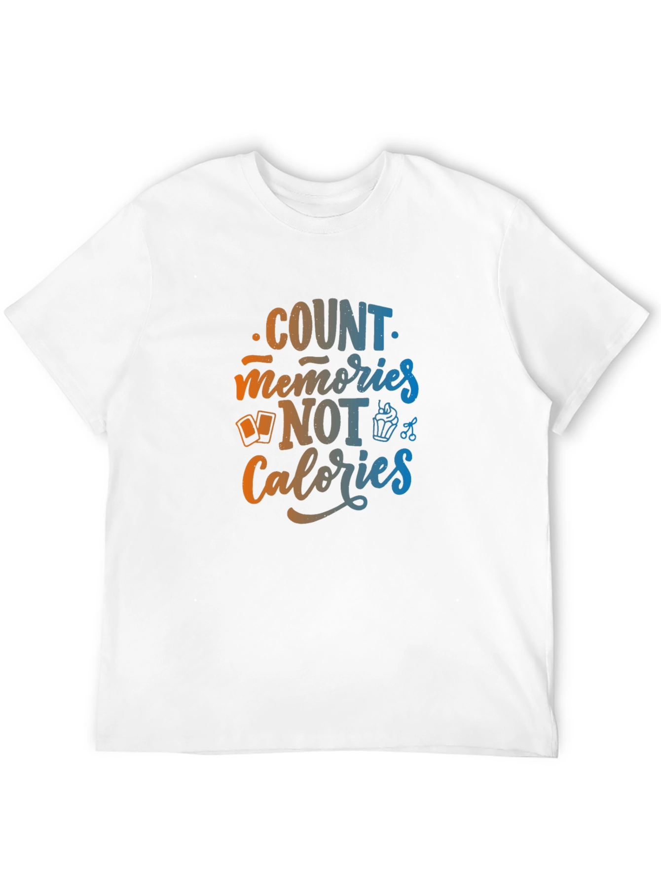 Black Count Memories Not Calories Graphic Tee view 12