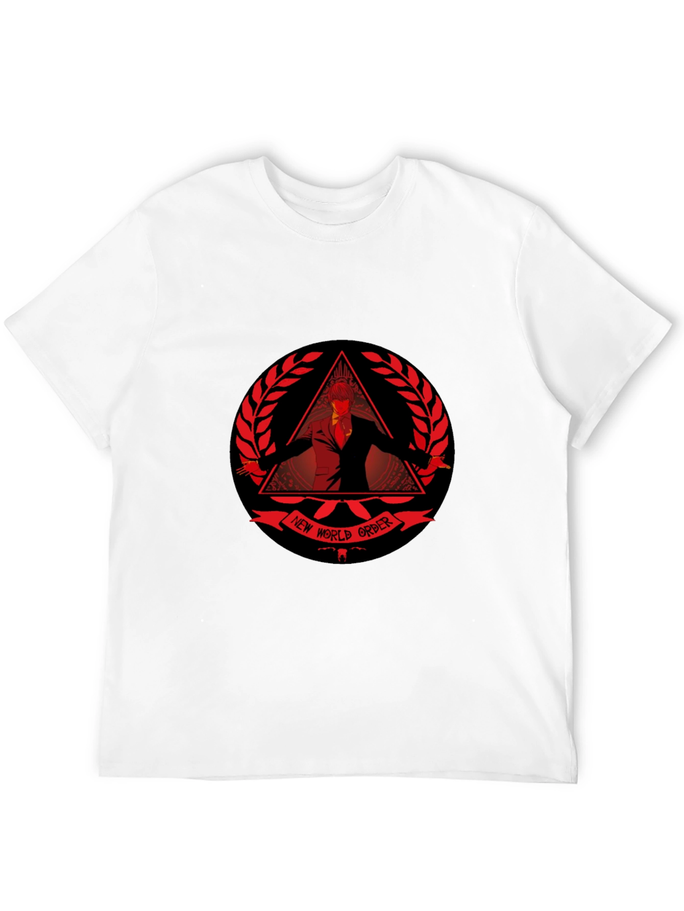 Black New World Order T-Shirt - Conspiracy Design view 12