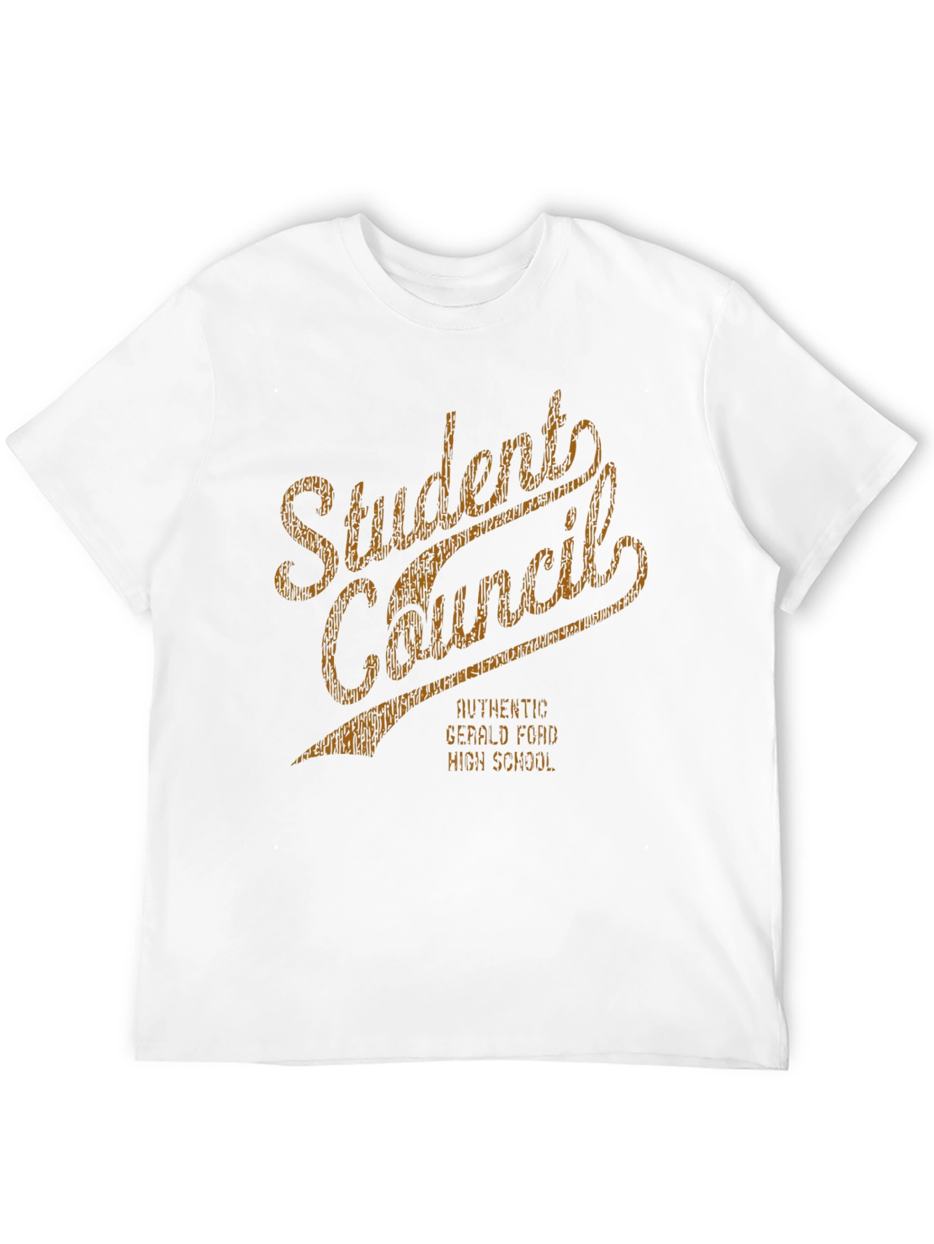 Black Student Council T-Shirt - Retro Style view 12