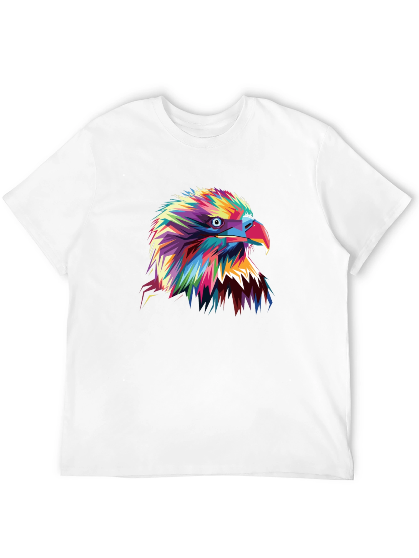 Black Bold Eagle Graphic Tee - Vibrant Colors view 12