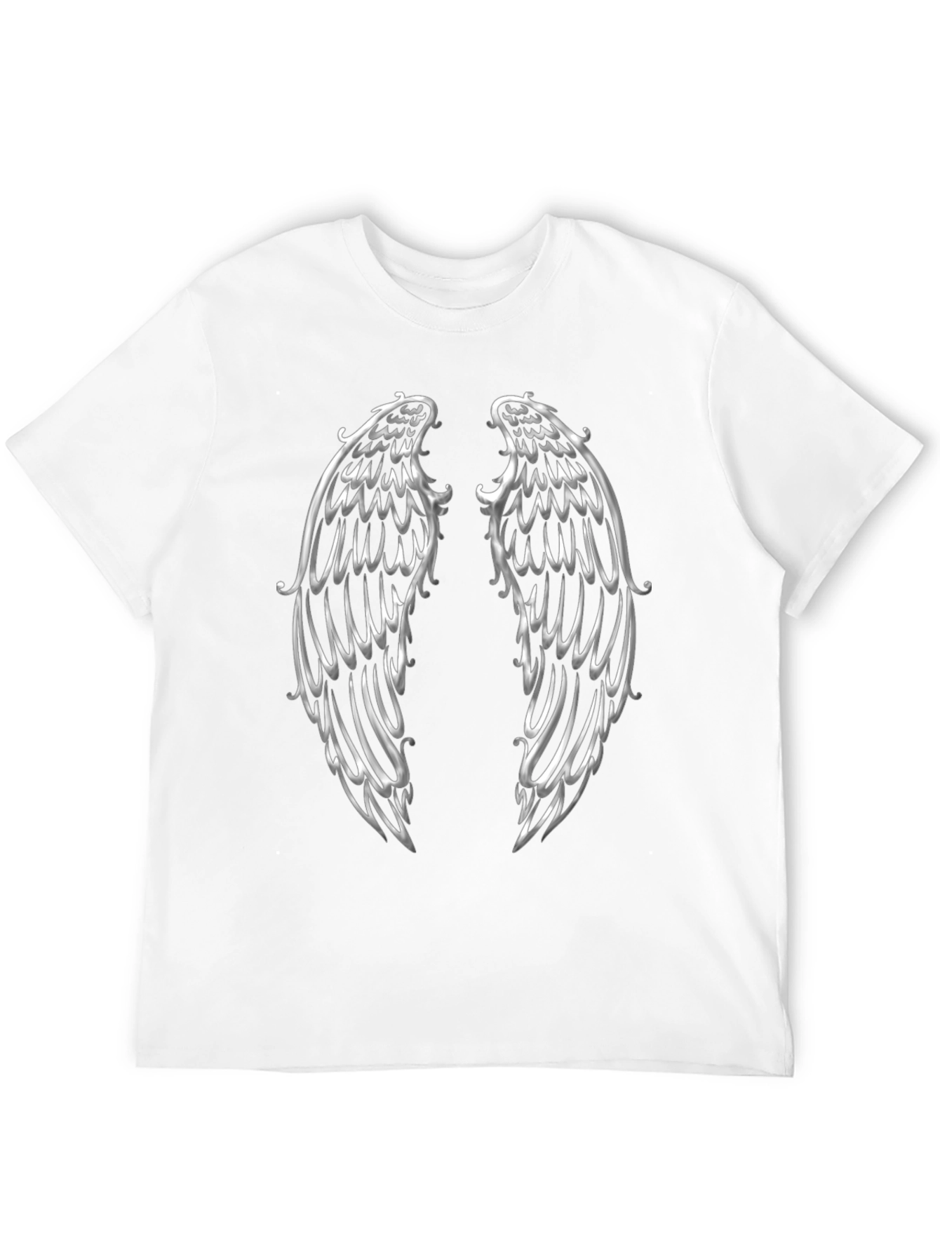 Black Winged Graphic Print Tee view 12