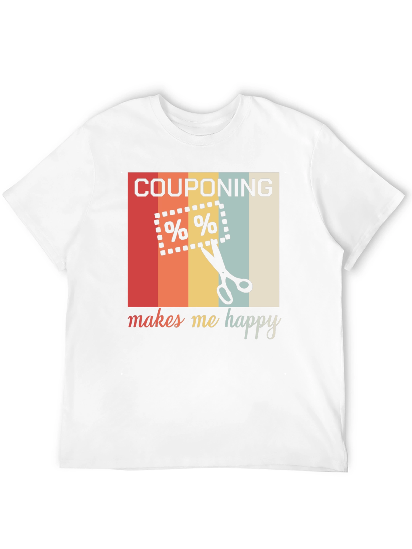 Black Couponing Makes Me Happy T-Shirt view 12