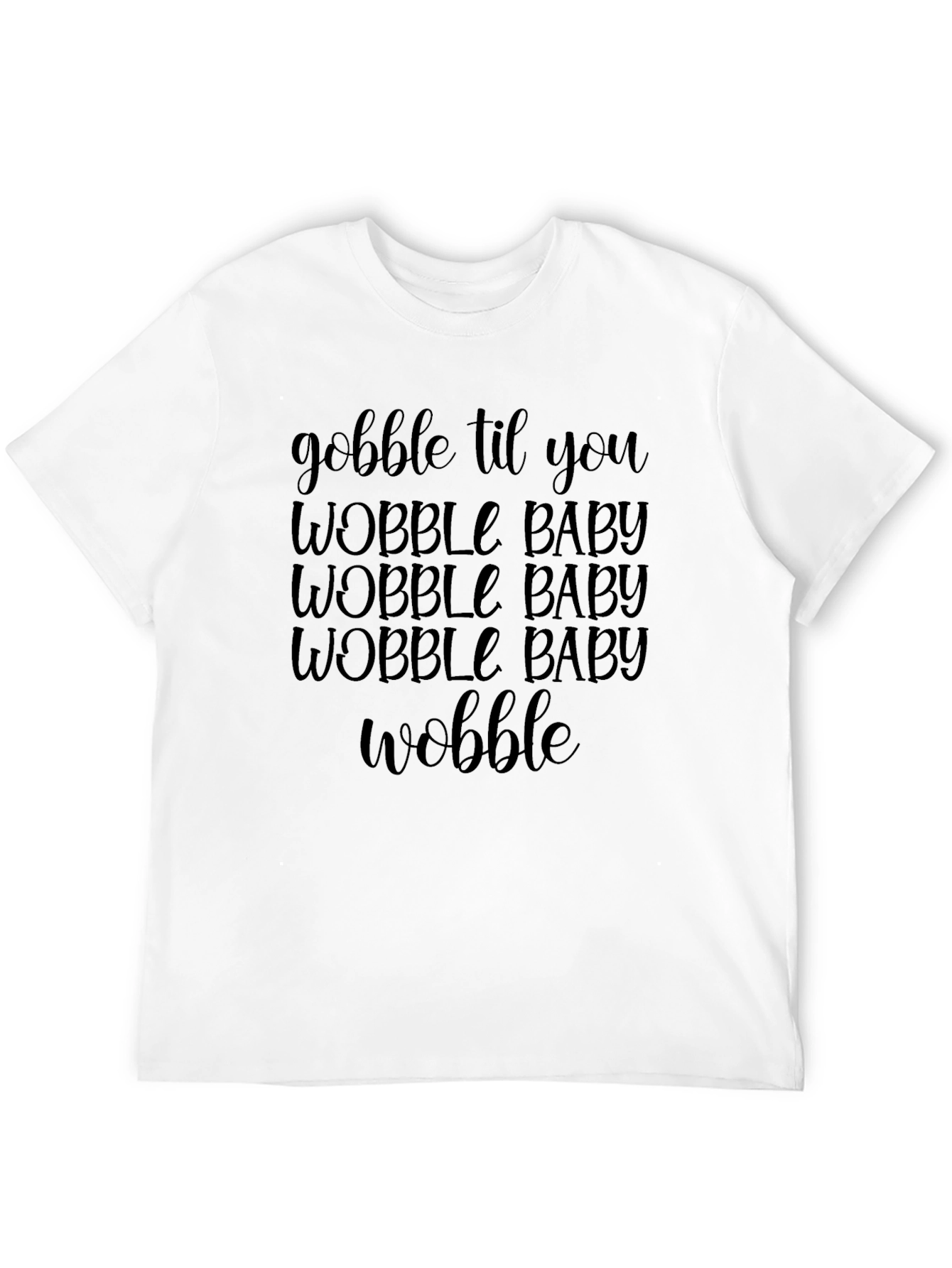 Black Gobble 'Til You Wobble Graphic Tee view 12