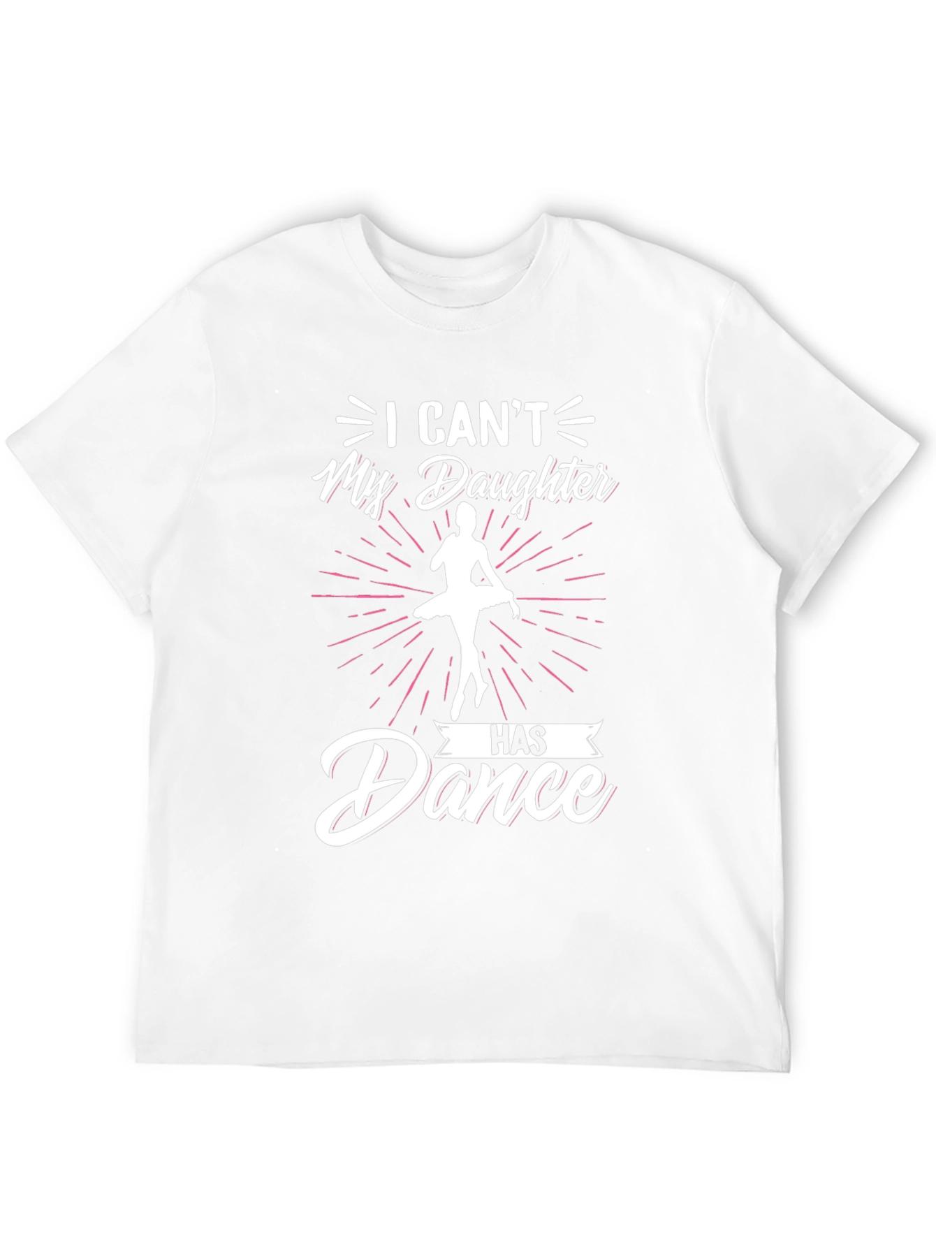 Black Dance Dad T-Shirt - "My Daughter Has Dance" view 12