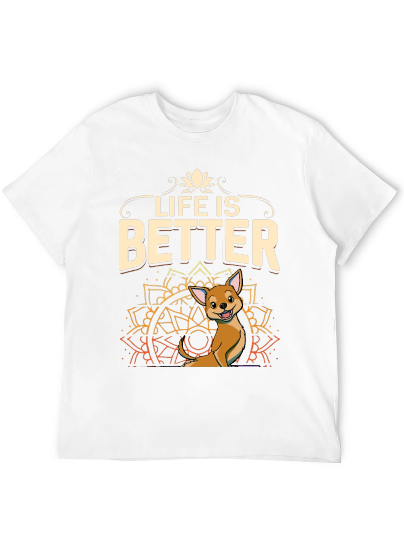 Black Life is Better Dog T-Shirt view 12