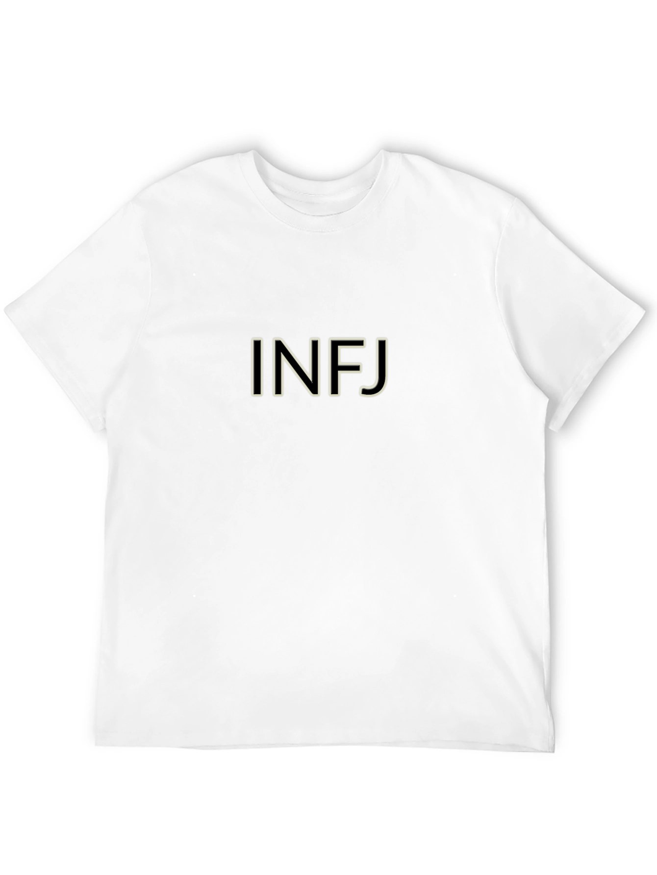 Black INFJ Personality Black Graphic T-Shirt view 12