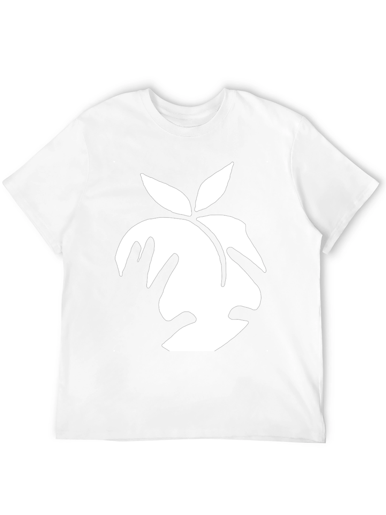 Black Peach Graphic Black T-Shirt - Soft Cotton Blend view 12