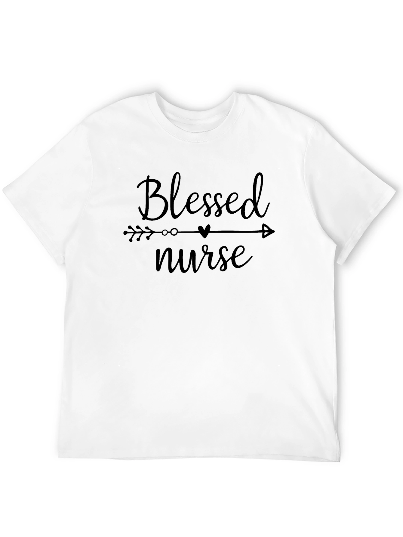Black Blessed Nurse Graphic Tee - Stylish Comfort view 12