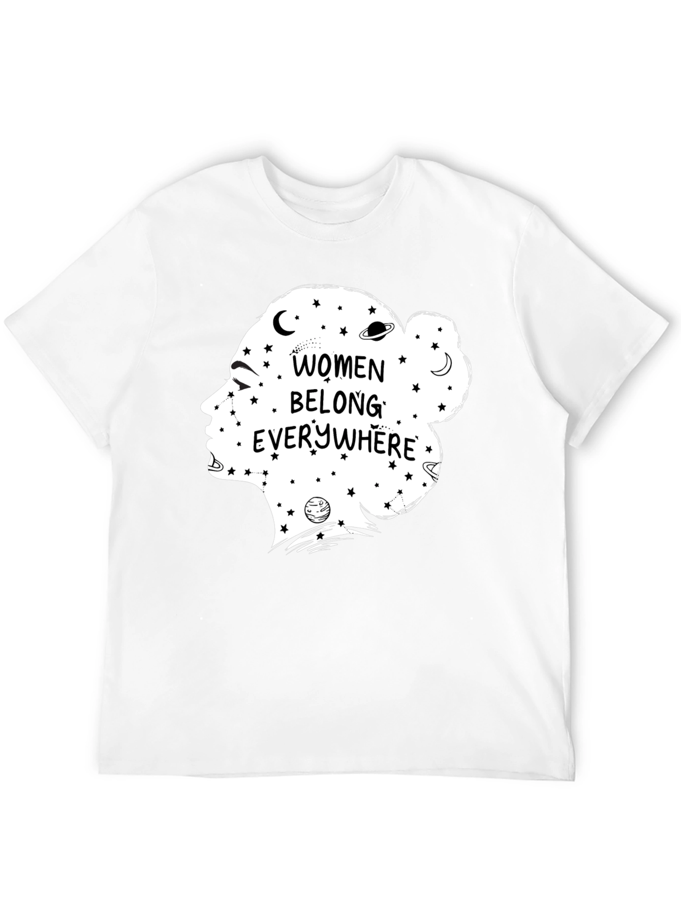 Black Women Belong Everywhere Graphic Tee view 12