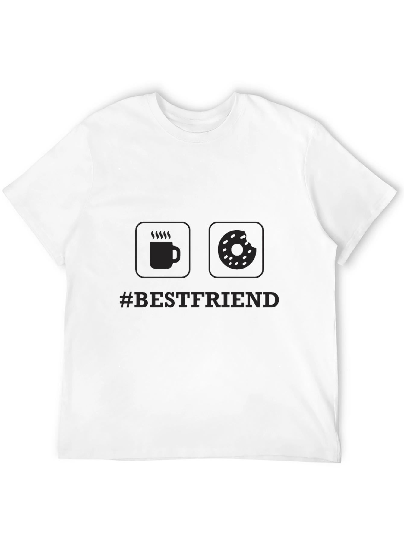 Black Bestfriend Coffee & Donut T-Shirt view 12