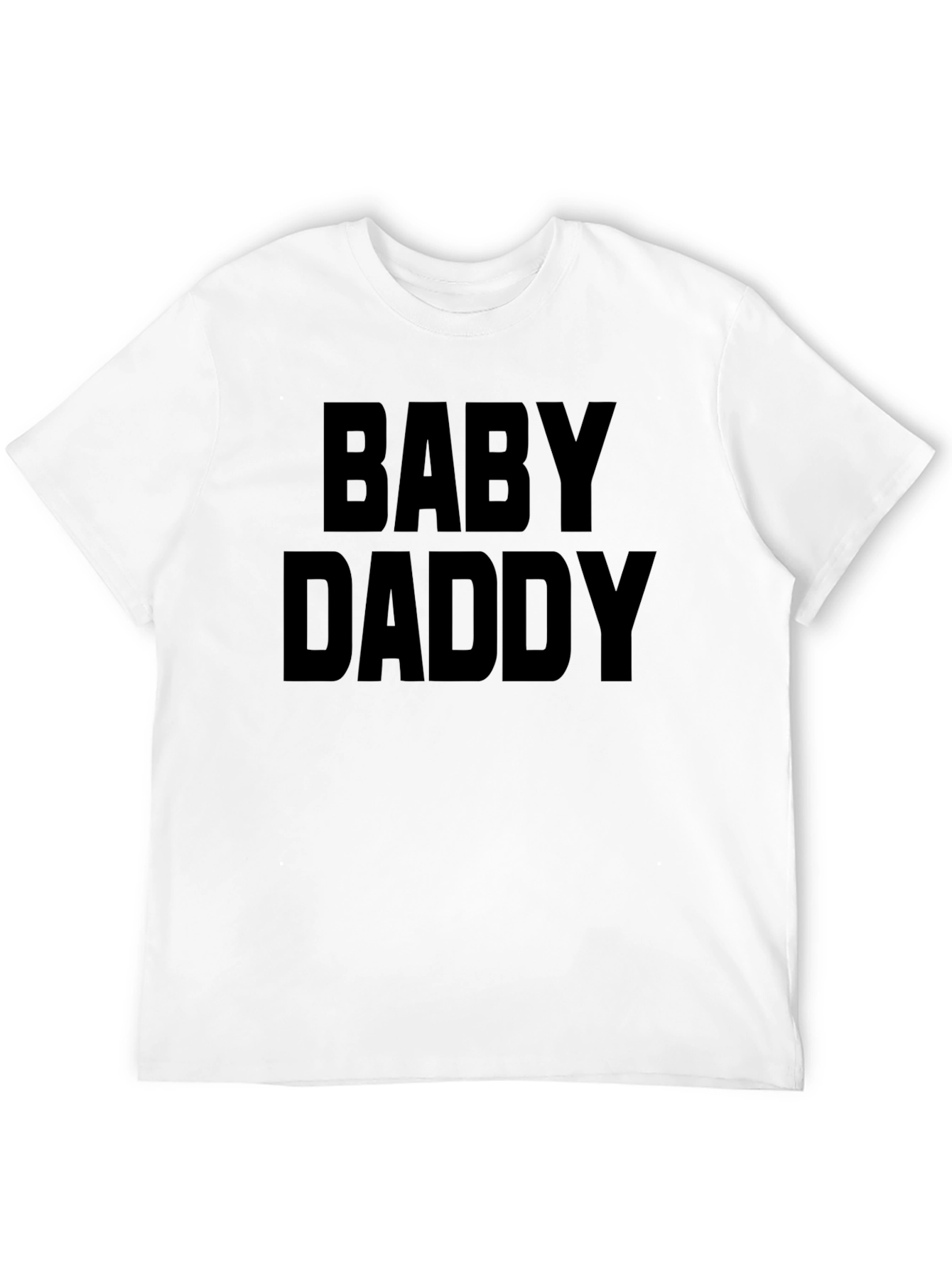 Black Baby Daddy T-Shirt - Funny Dad Tee view 12