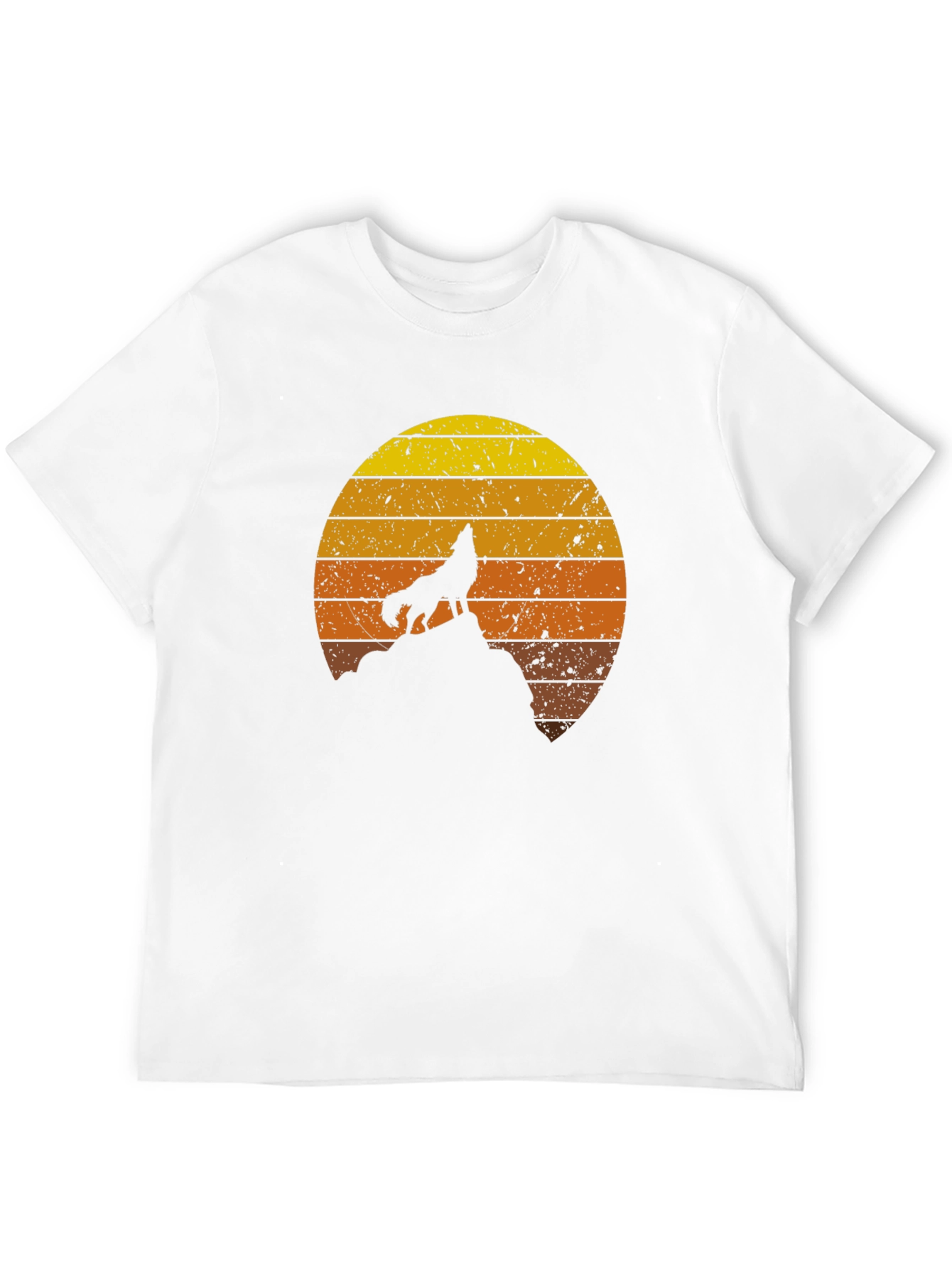 Black Wolf Sunset Graphic Tee - Unisex view 12