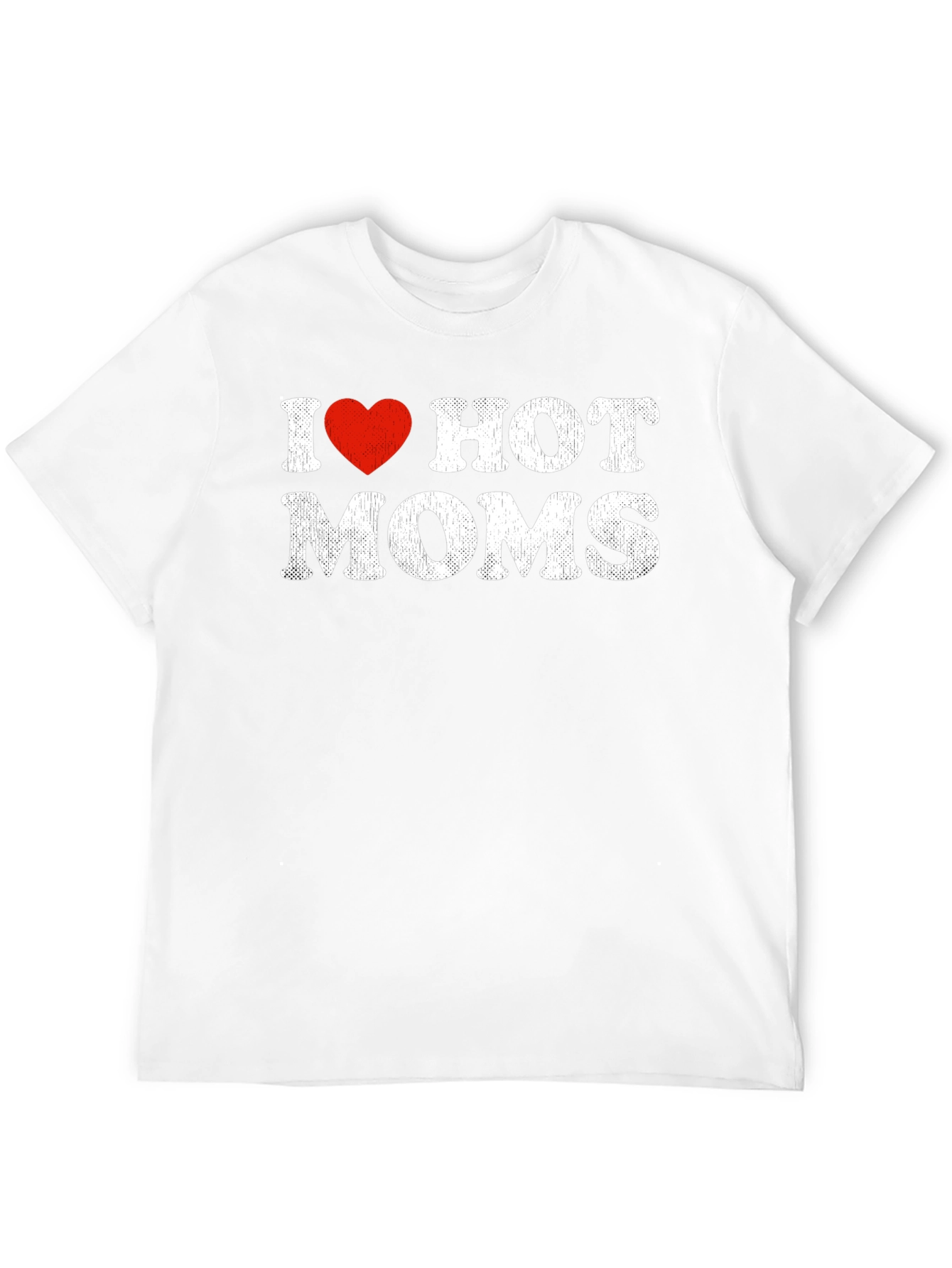 Black I Heart Hot Moms T-Shirt - Graphic Tee view 12