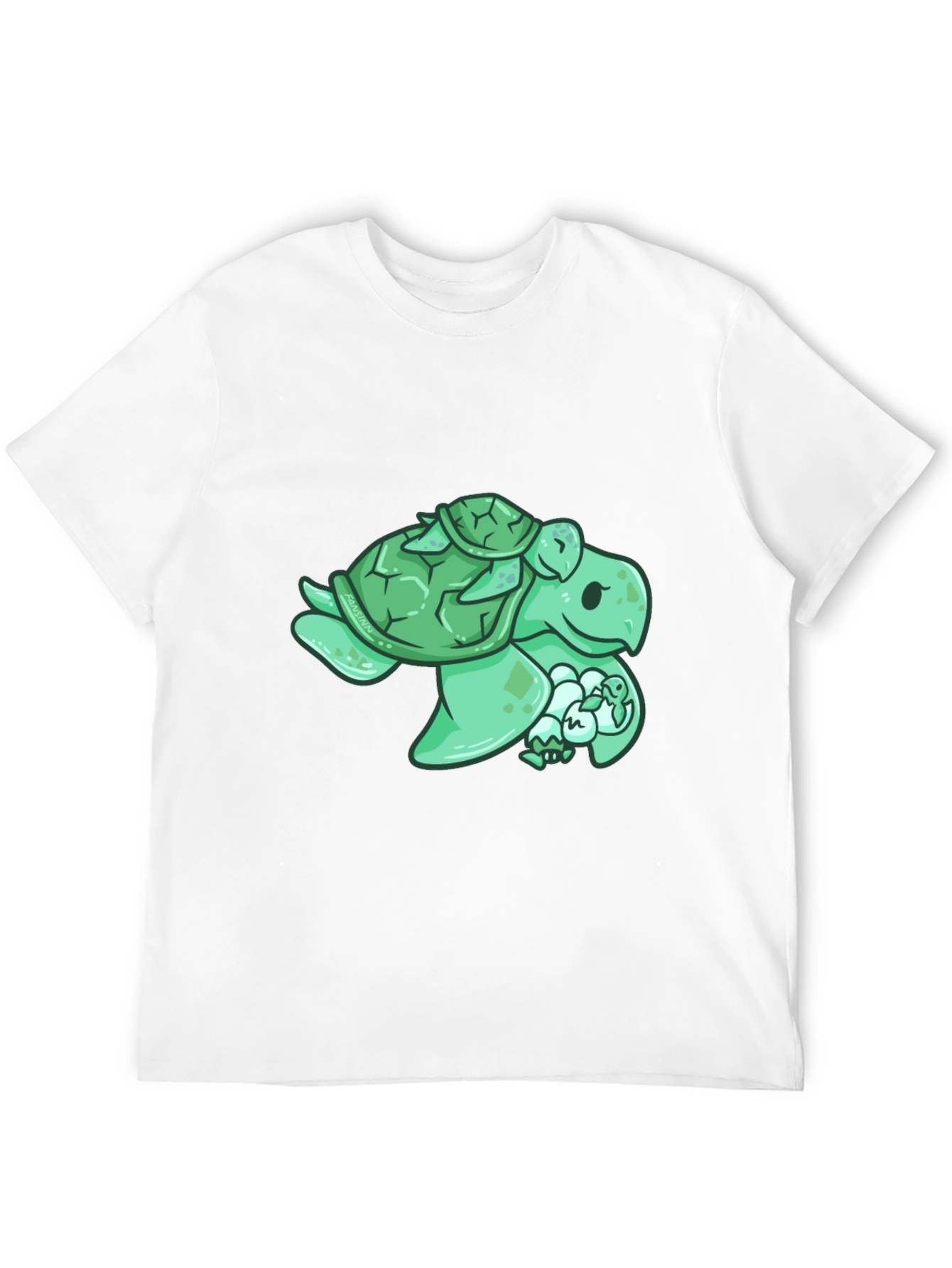 Black Turtle Family Graphic Tee - Cute Animal Lover Shirt view 12