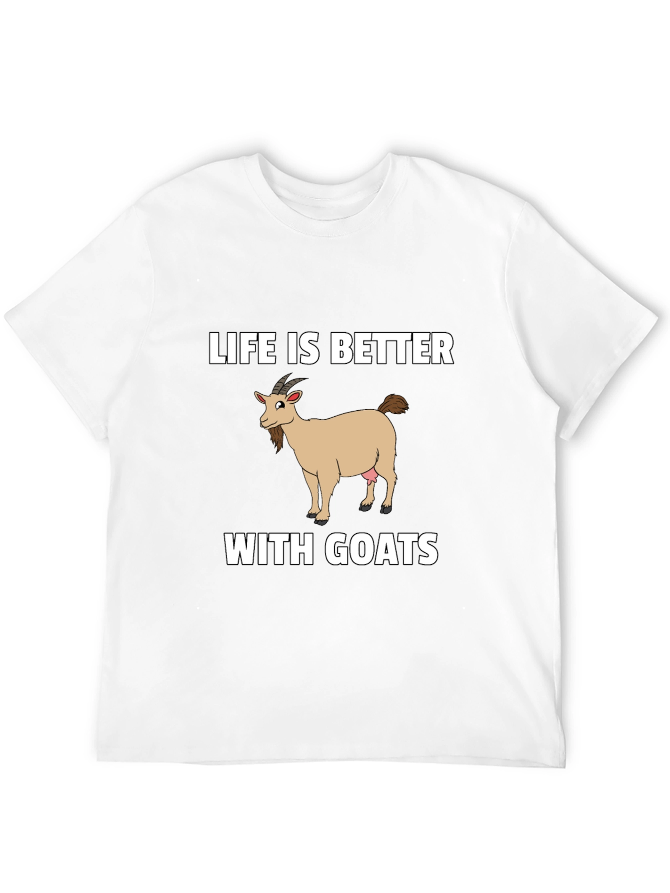 Black Life is Better with Goats T-Shirt view 12