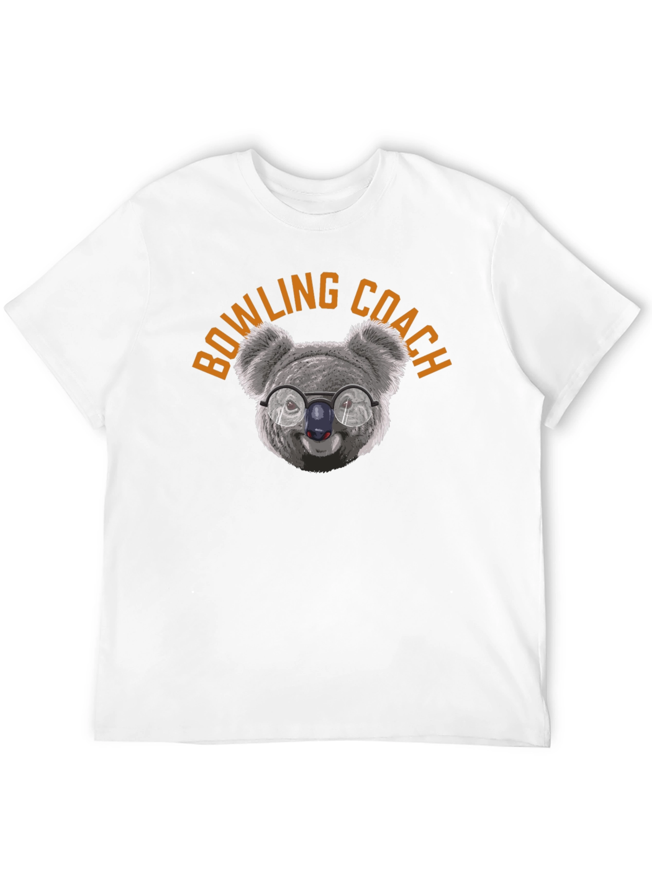 Black Bowling Coach Koala T-Shirt - Funny Graphic Tee view 12