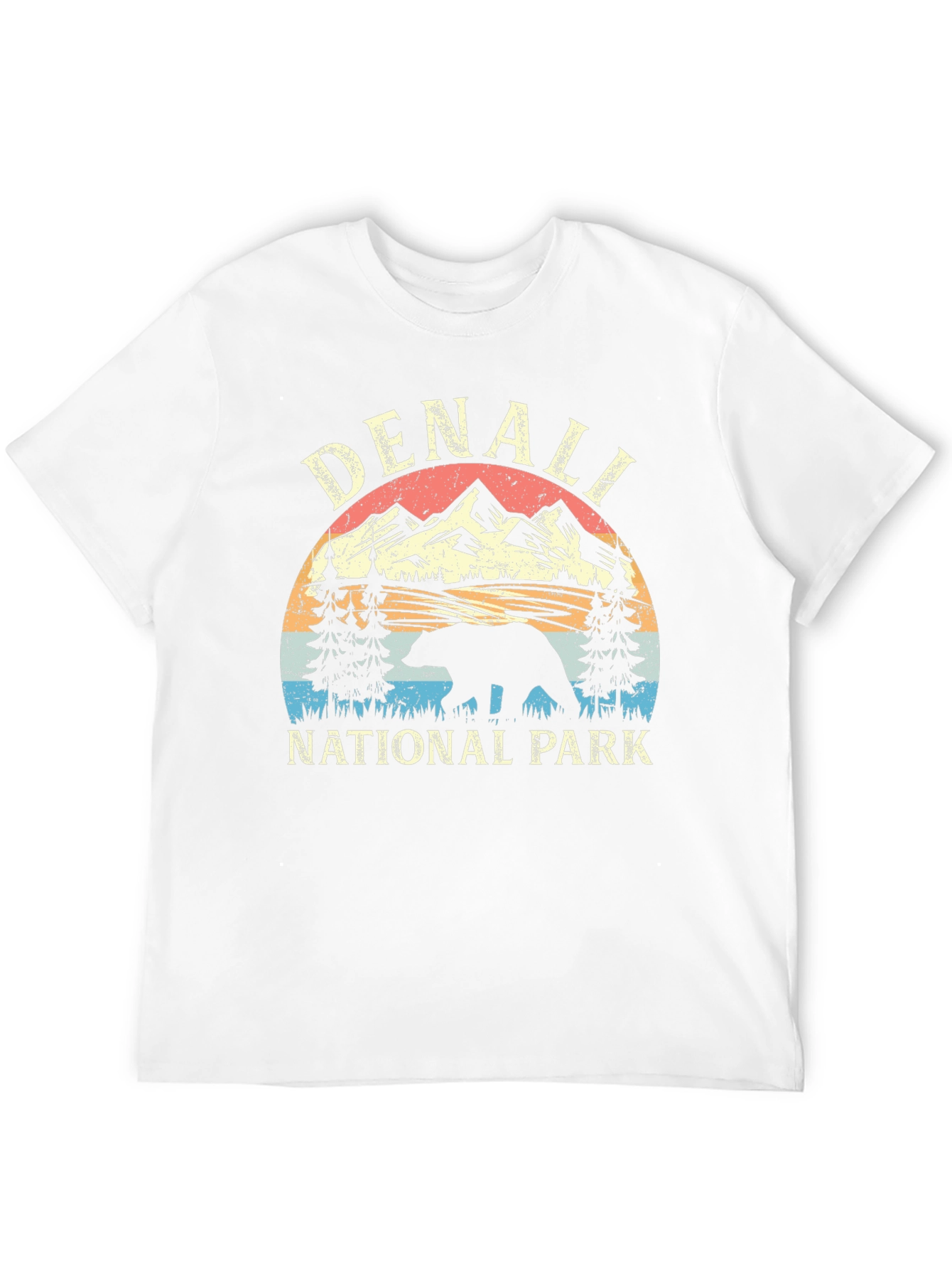 Black Denali National Park Bear T-Shirt view 12