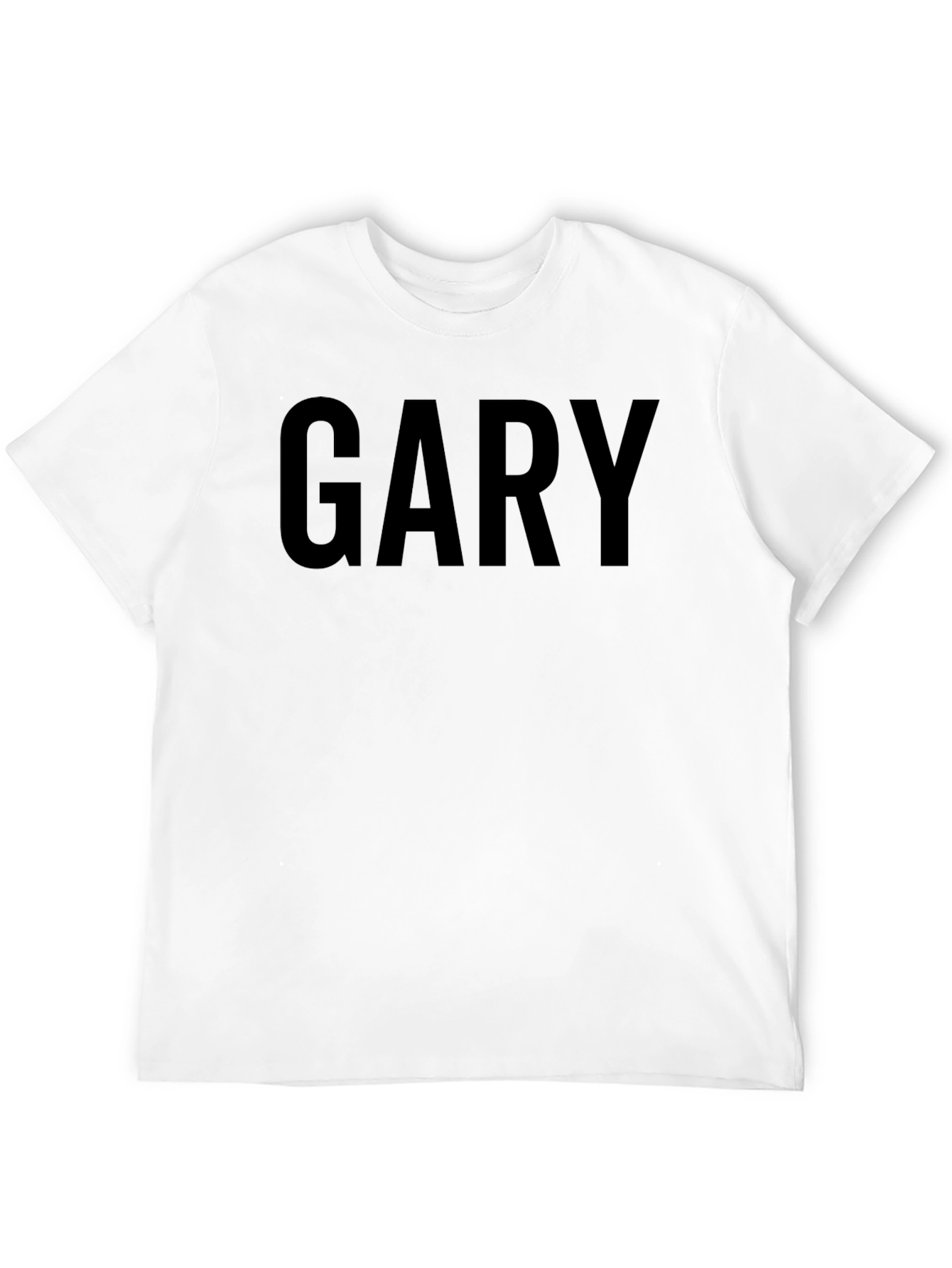 Black Men's Black "Gary" Graphic Tee - Casual Wear view 12