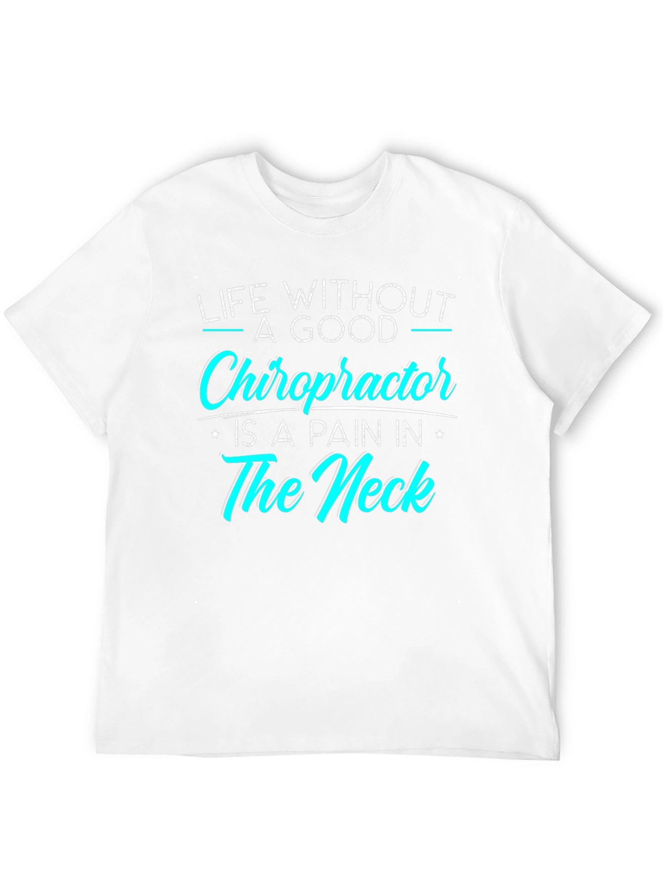 Black Chiropractor Pain T-Shirt - Black view 12